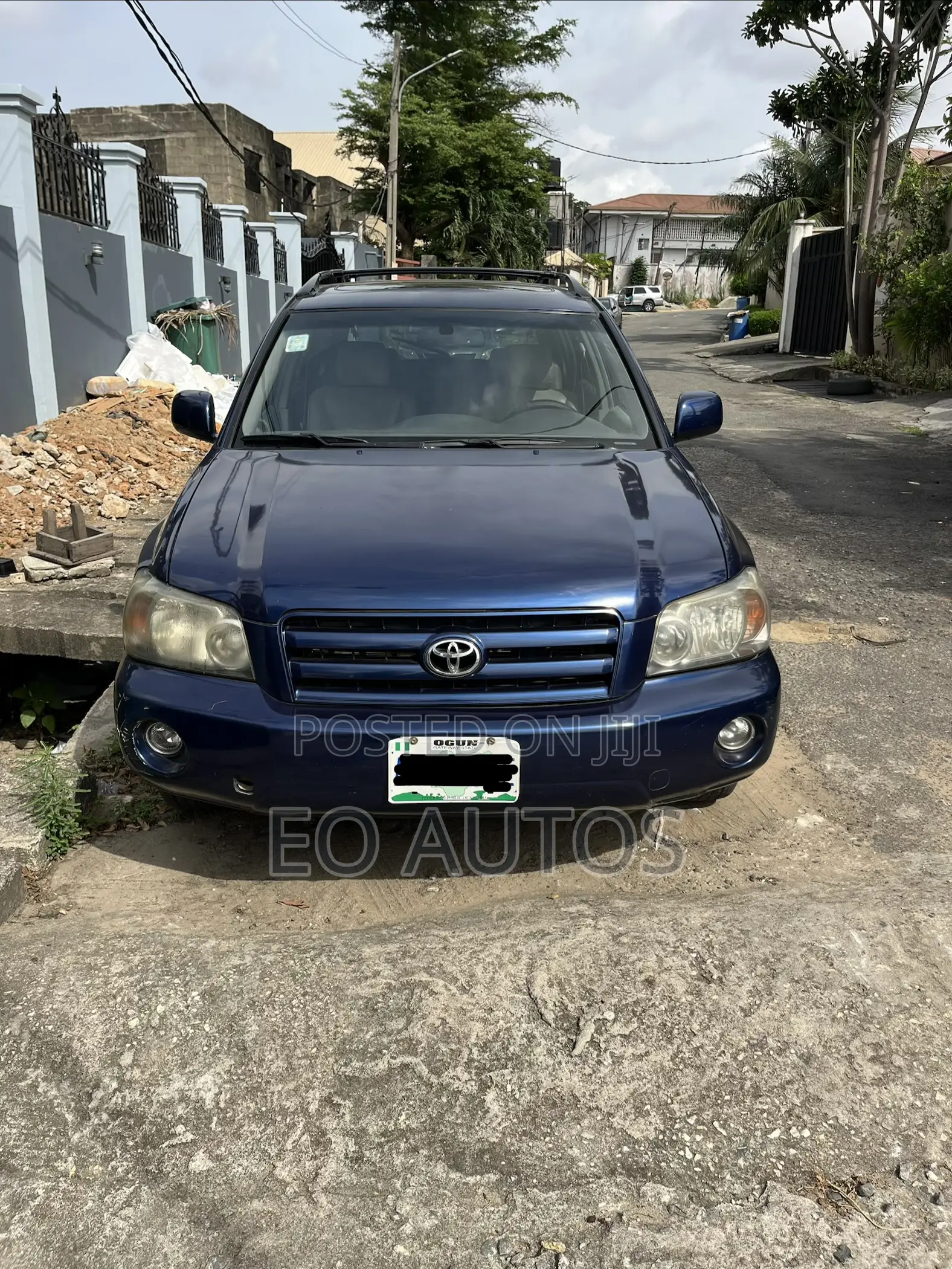Toyota Highlander Limited V6 2007 Blue