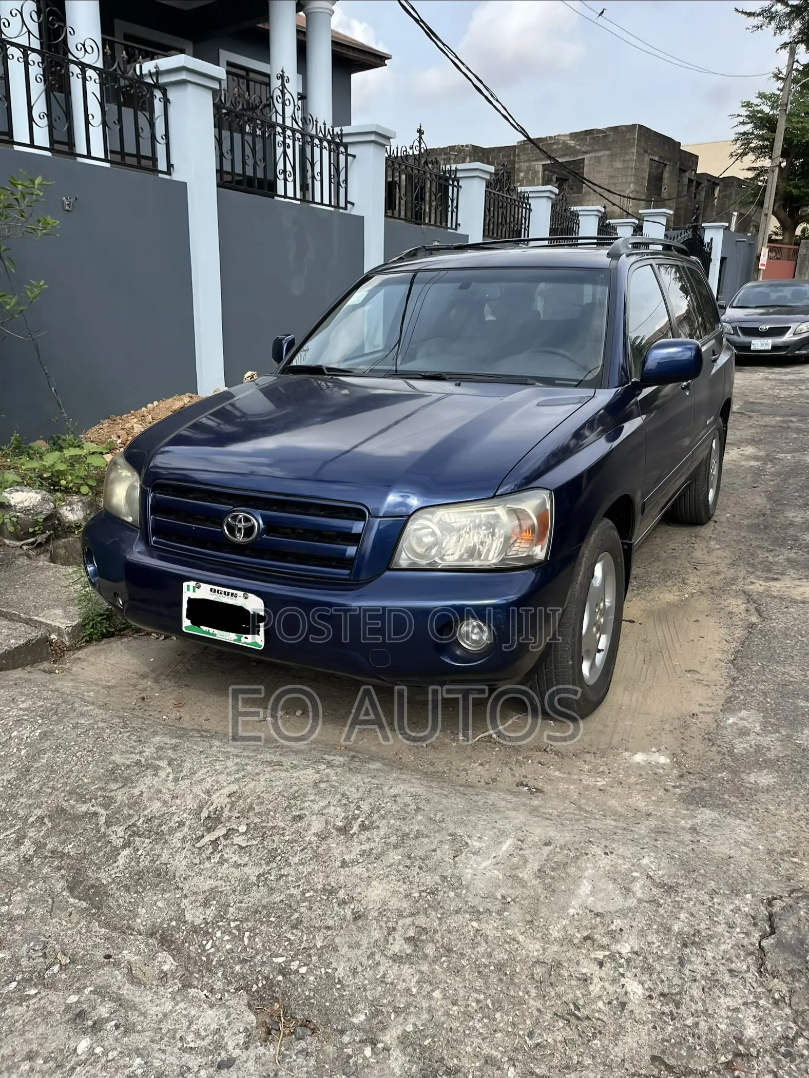 Toyota Highlander Limited V6 2007 Blue