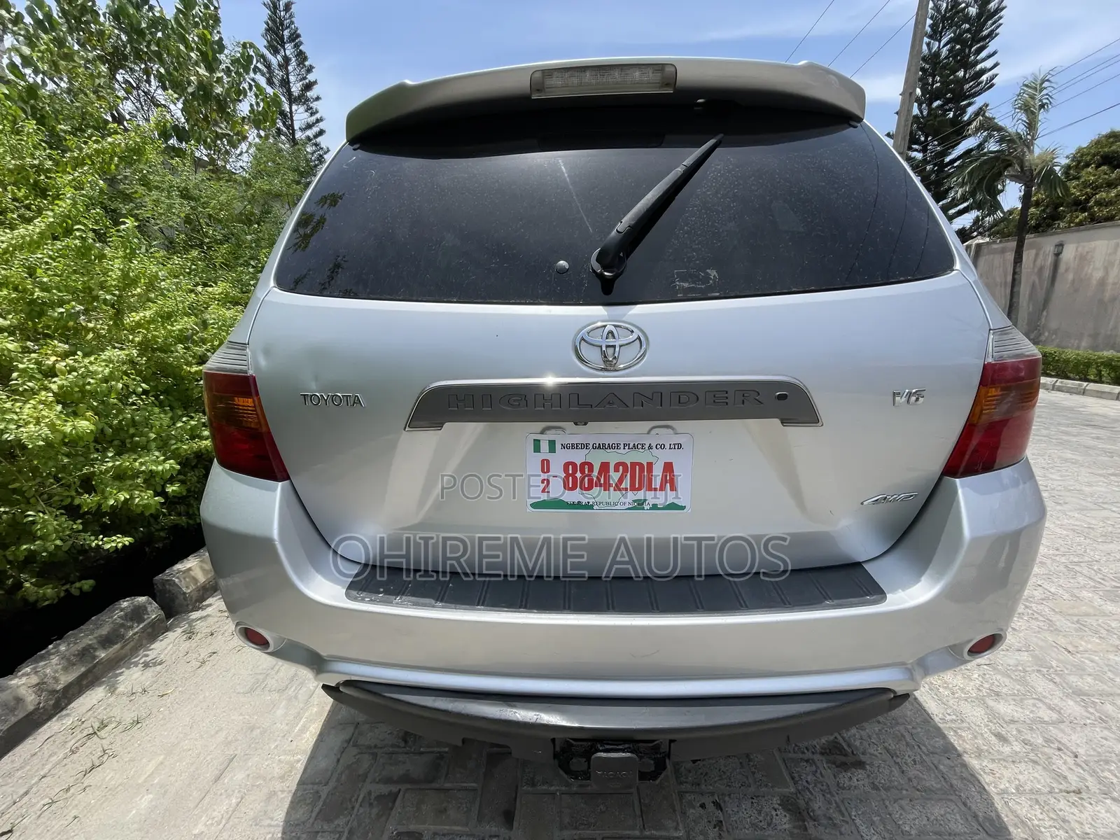Toyota Highlander Sport 2008 Silver