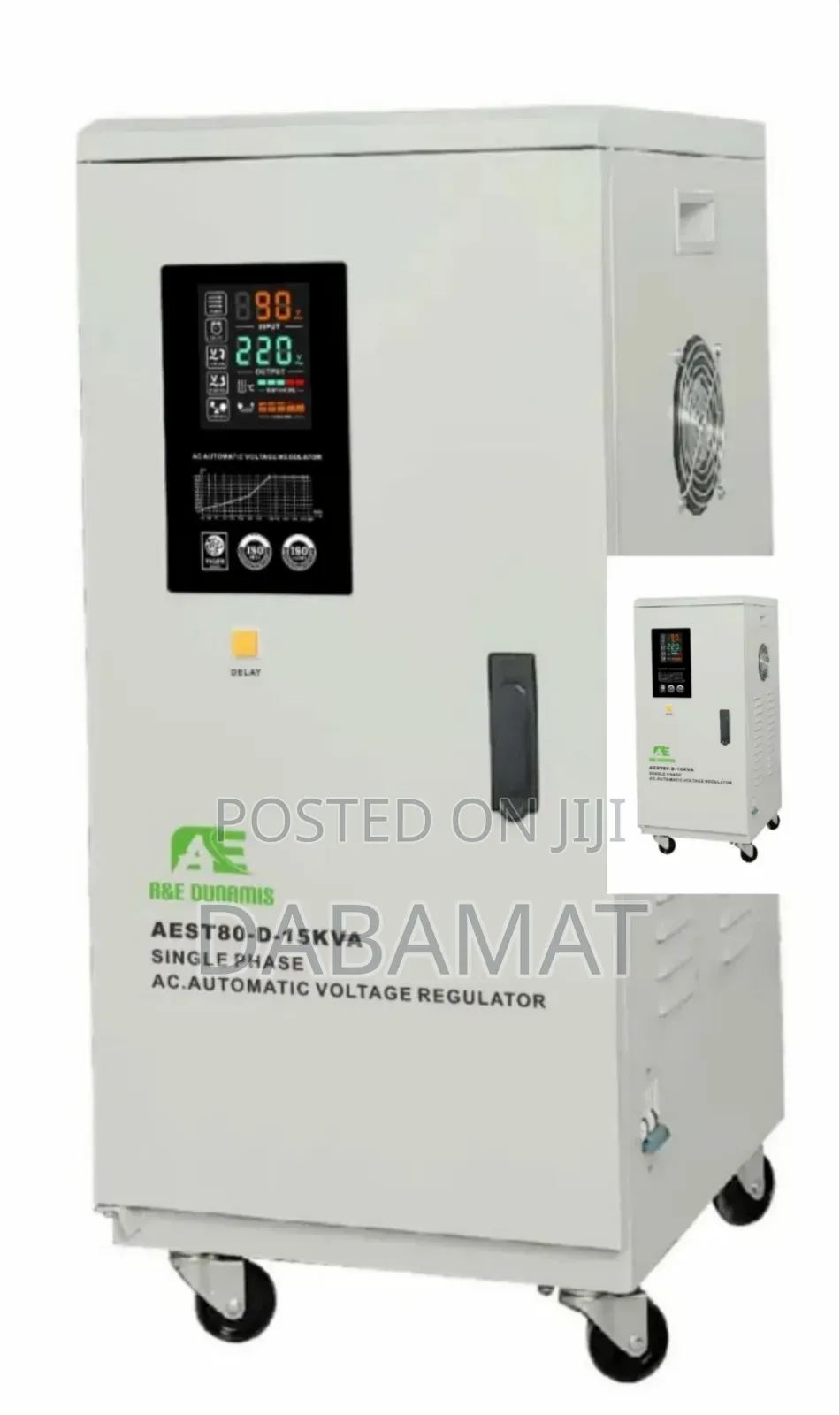 A E 15kva 80v-260v Servo Type Automatic Voltage Regulator