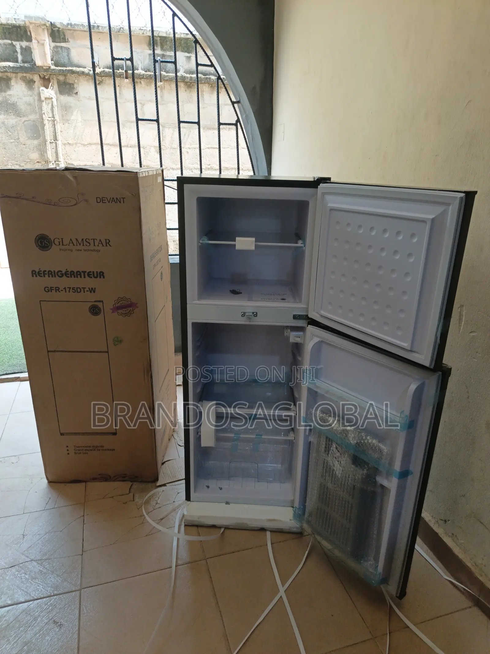 Glamstar 142l Double Door Gfr175dt-W–Compact Efficient Refrigerator