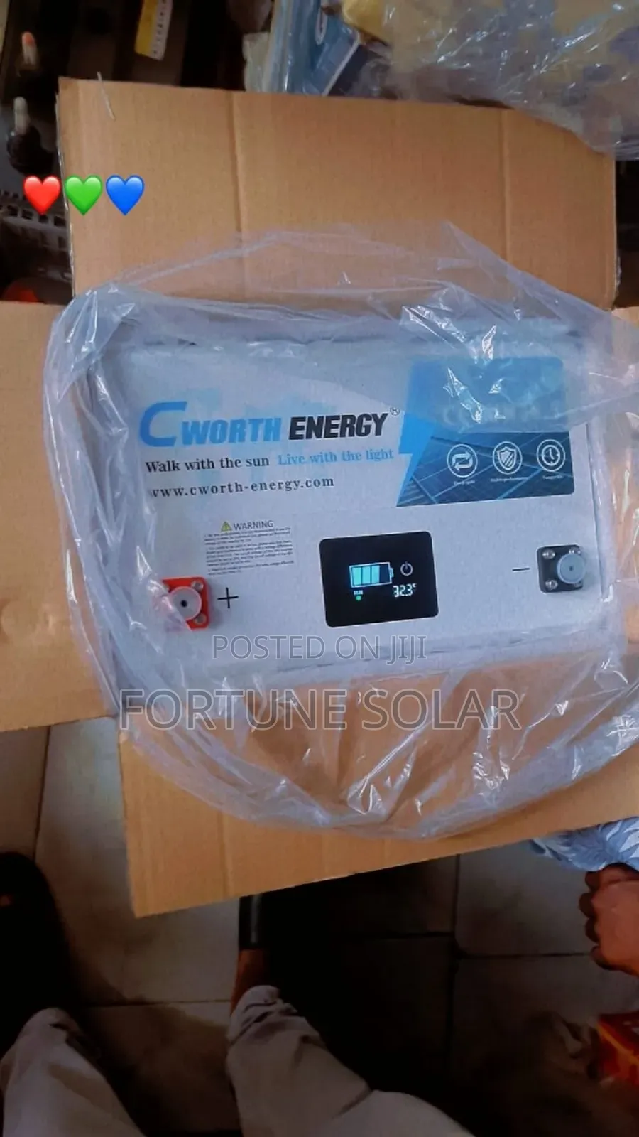 Cworth Lithium 2.5kwh 12v With Digital Display Longlasting Battery