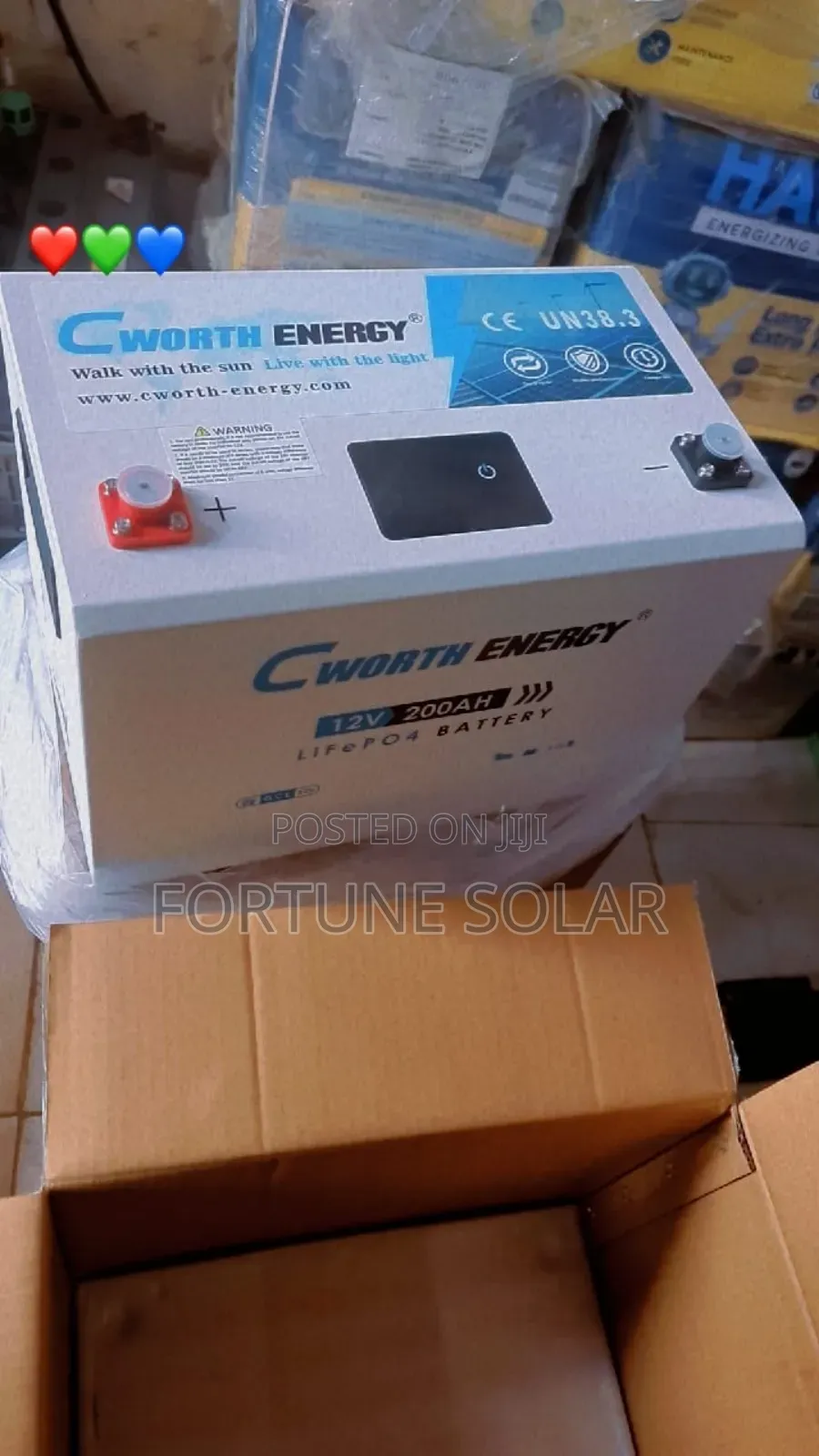 Cworth Lithium 2.5kwh 12v With Digital Display Longlasting Battery