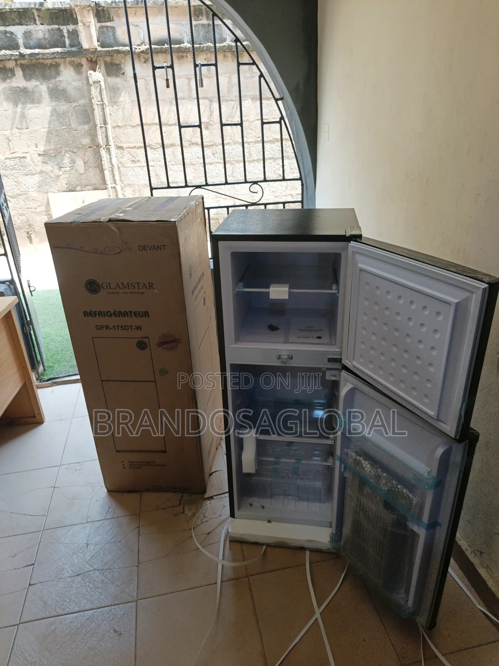 Glamstar Doubledoor 142l Refrigerator Gfr175dt-W–Householdrefrigerator