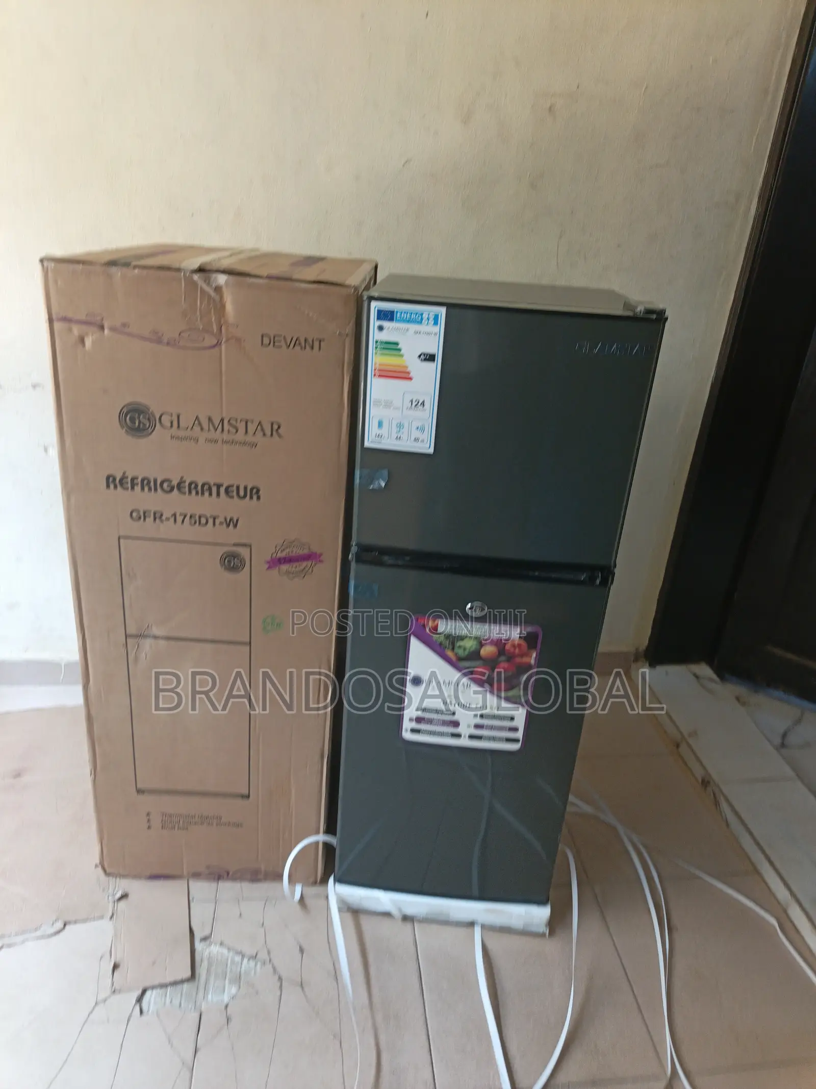 Glamstar High Quality Double Door 142l Refrigerator GFR-175dt-W