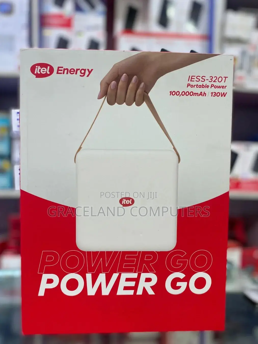 Itel 130w Portab Power Station – 320wh Smart Backup Iess 320t Power Go