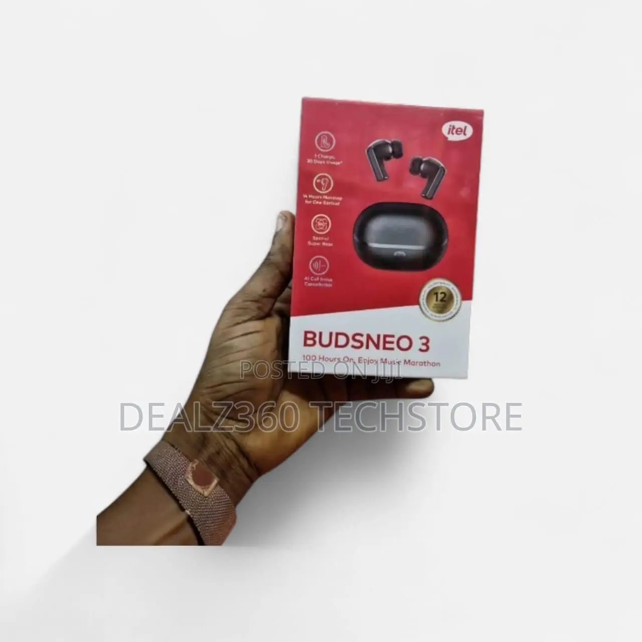 Itel Budsneo 3 Wireless Earbuds – Deep Bass & Noise Cancellation.