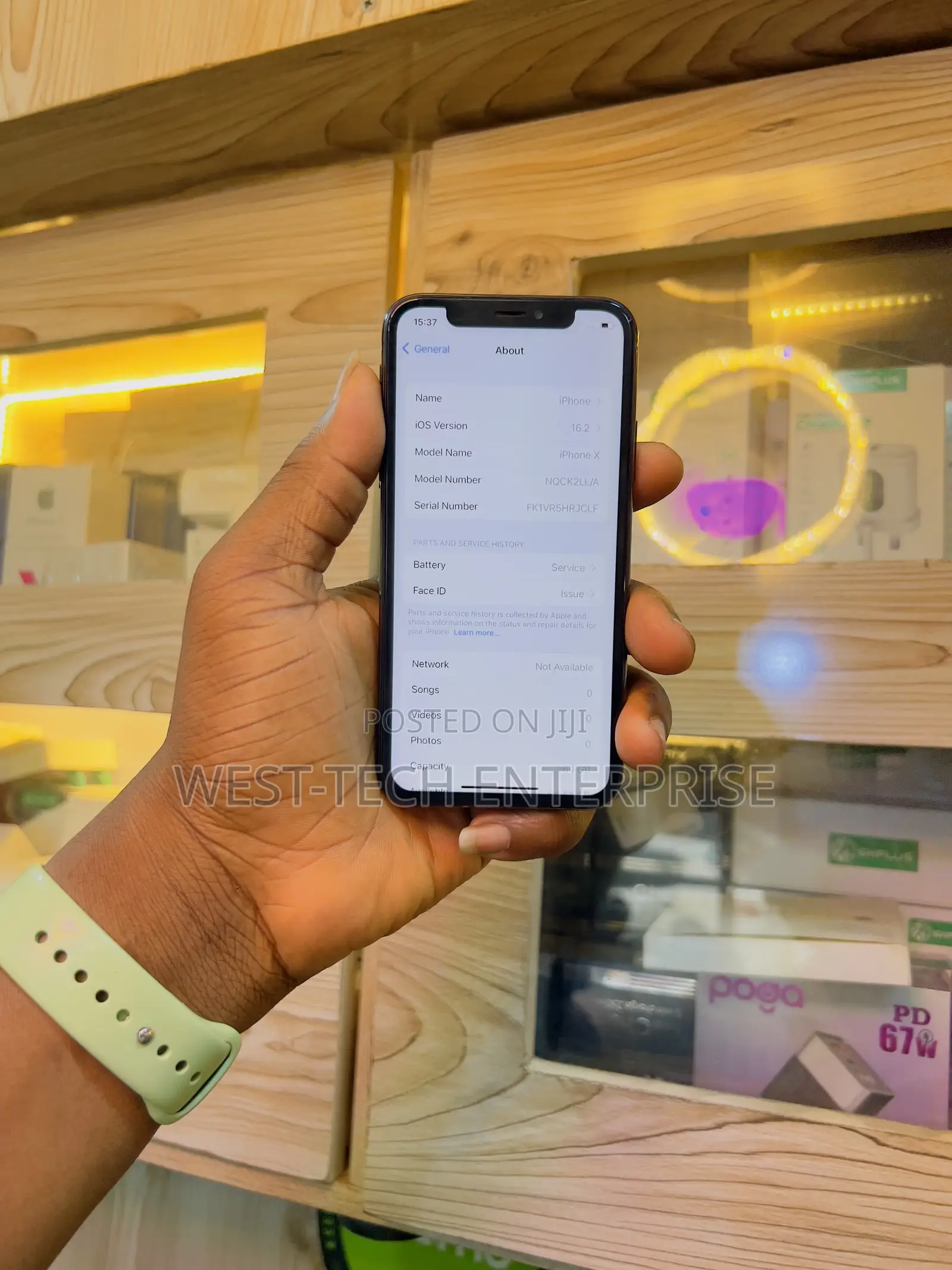 Apple iPhone X 64 GB Black