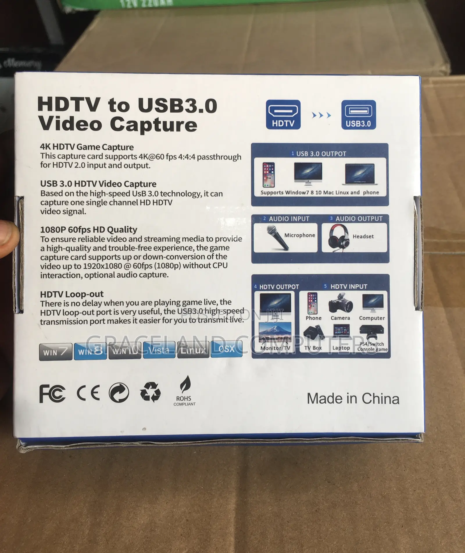 Hdtv To Usb 3.0 Video Capture (Hdmi 1080p 60fps)