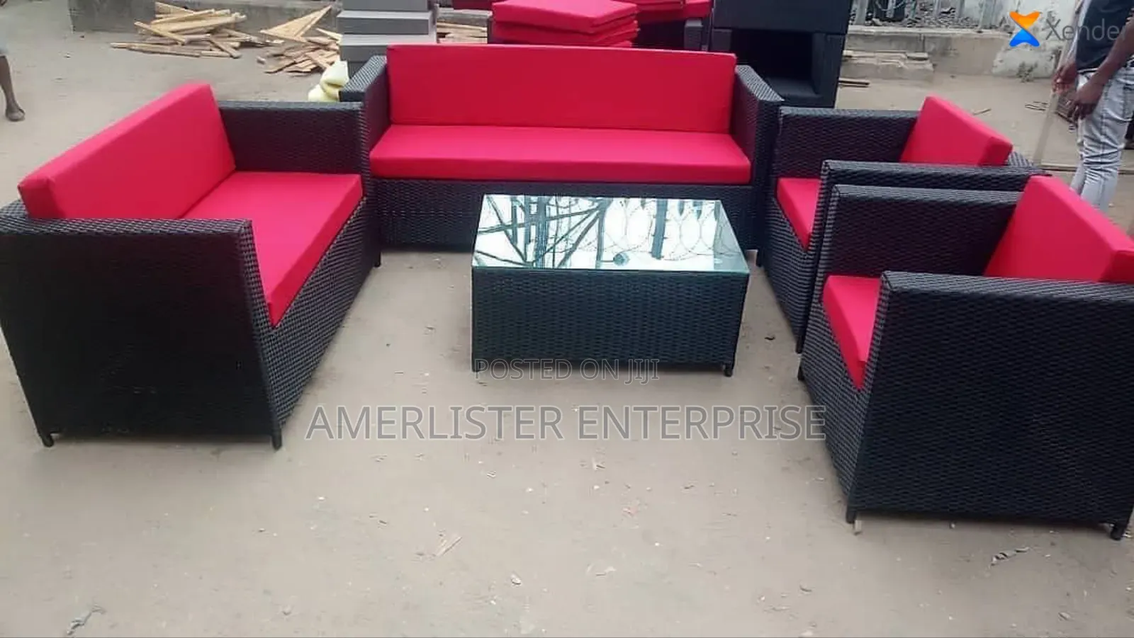 7-Seater Rattan Chairs