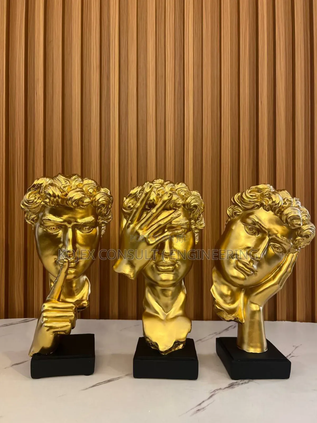 Big Hear Gold Figurine