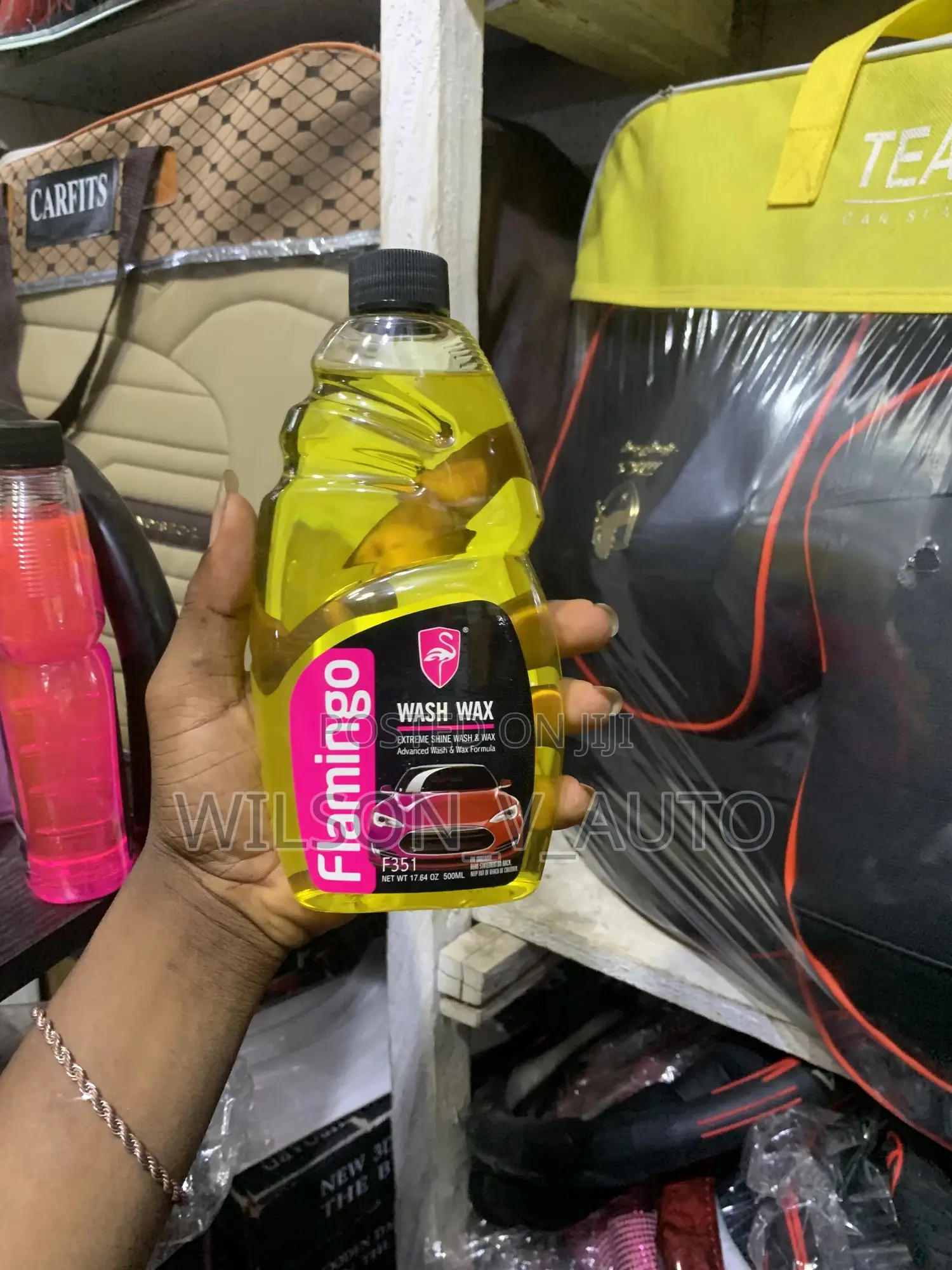 Flamingo Car Wash Shampoo and Wash Wax – Premium Car Cleaning