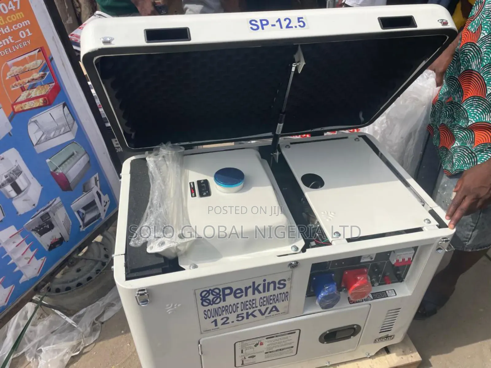 Perkins Soundproof Diesel Generator 3 Phase 12.5kva