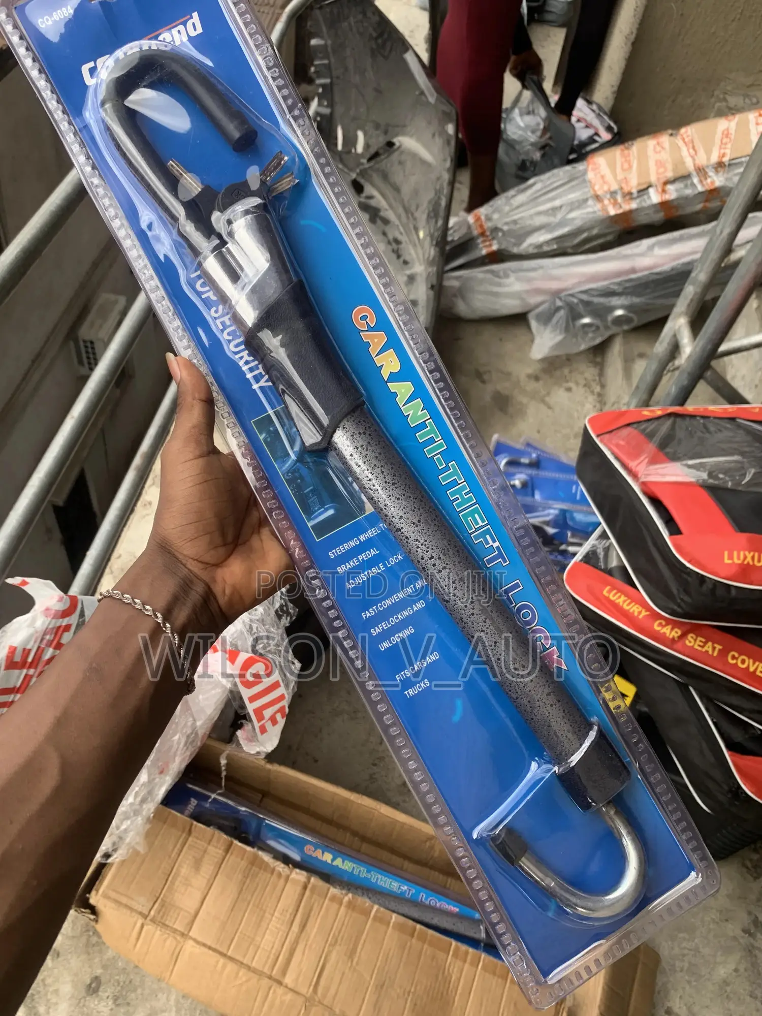 Car Anti-Theft Steering and Pedal Lock