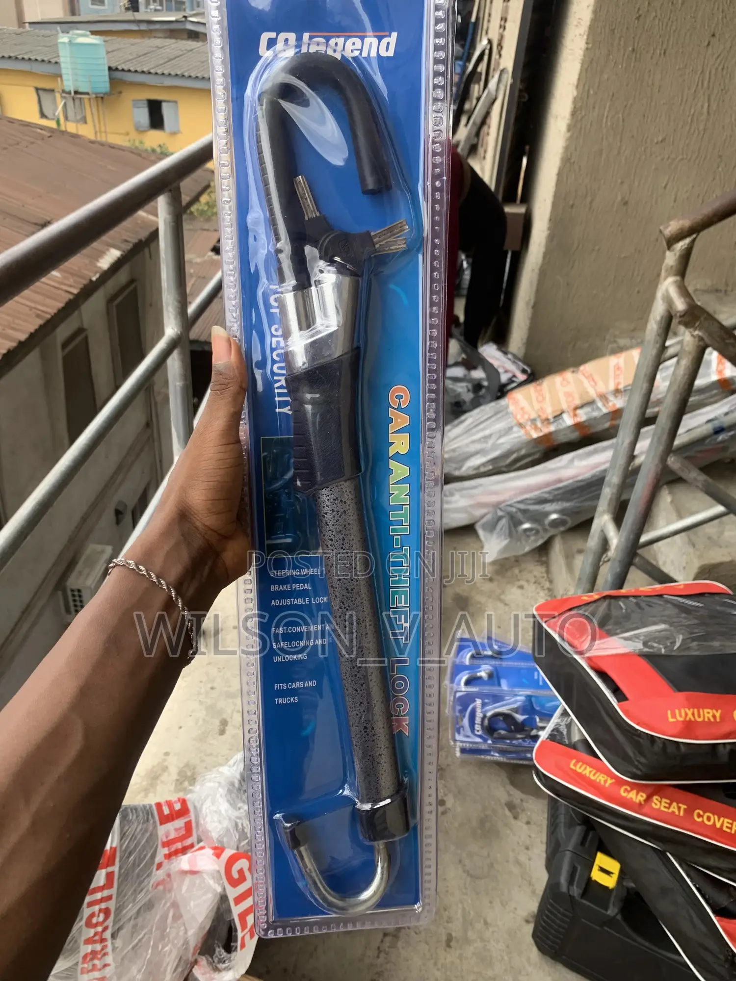 Car Anti-Theft Steering and Pedal Lock