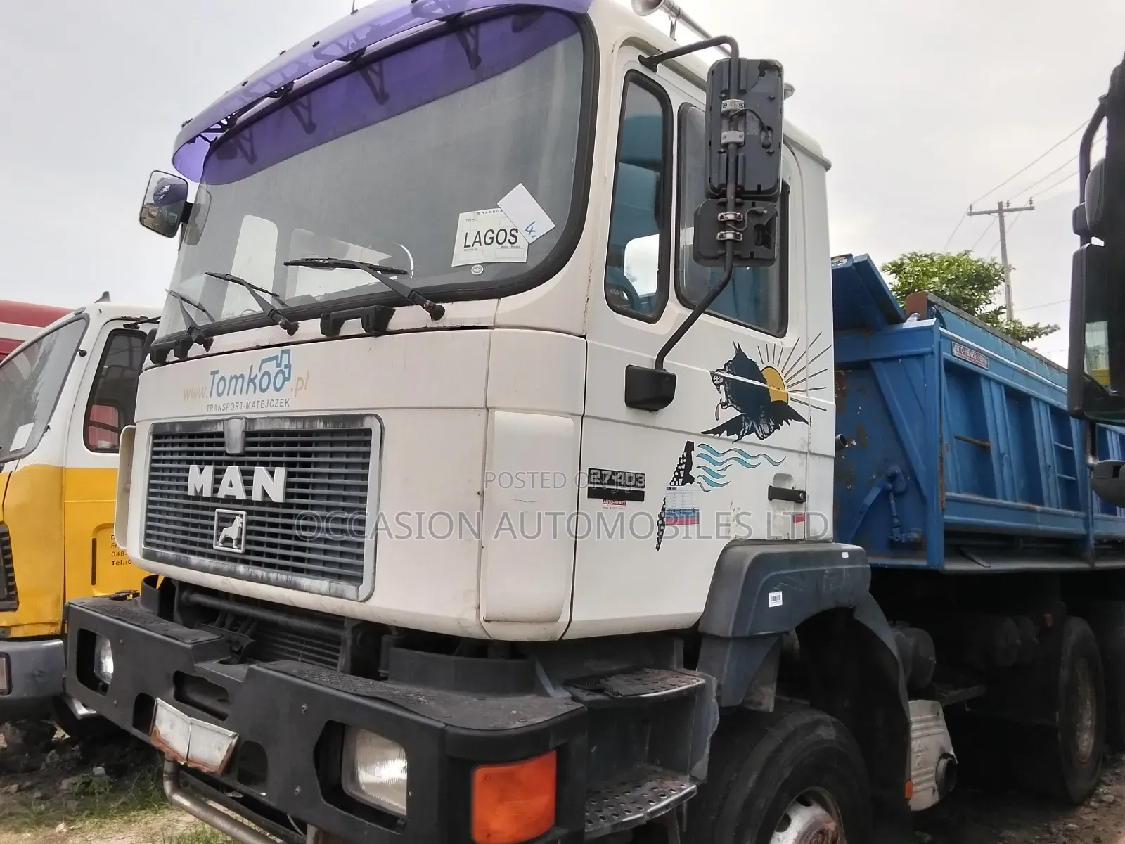 Man Diesel Dump Truck
