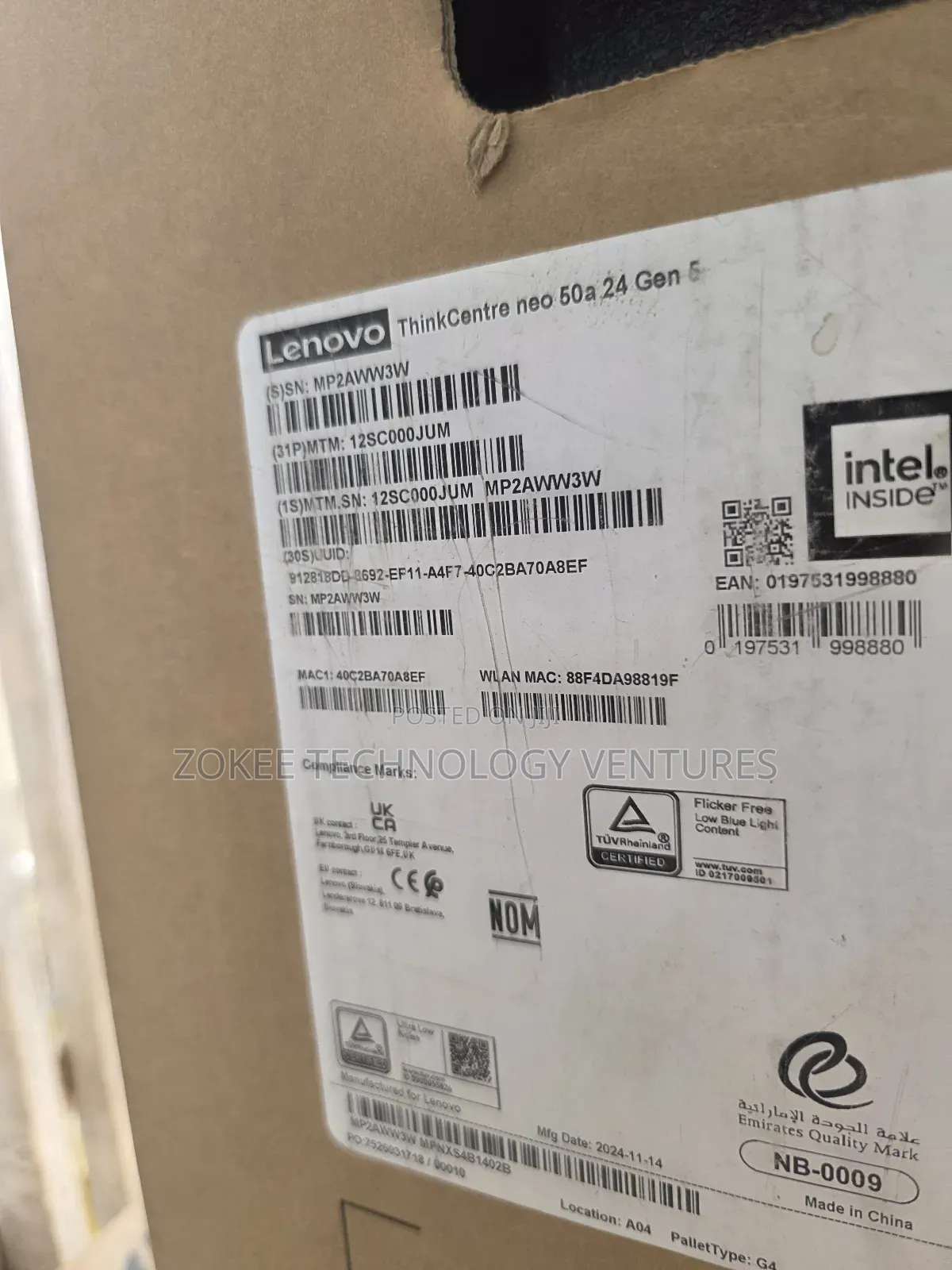 New Lenovo ThinkCentre Neo 50T 8GB Intel Core i3 SSD 512GB