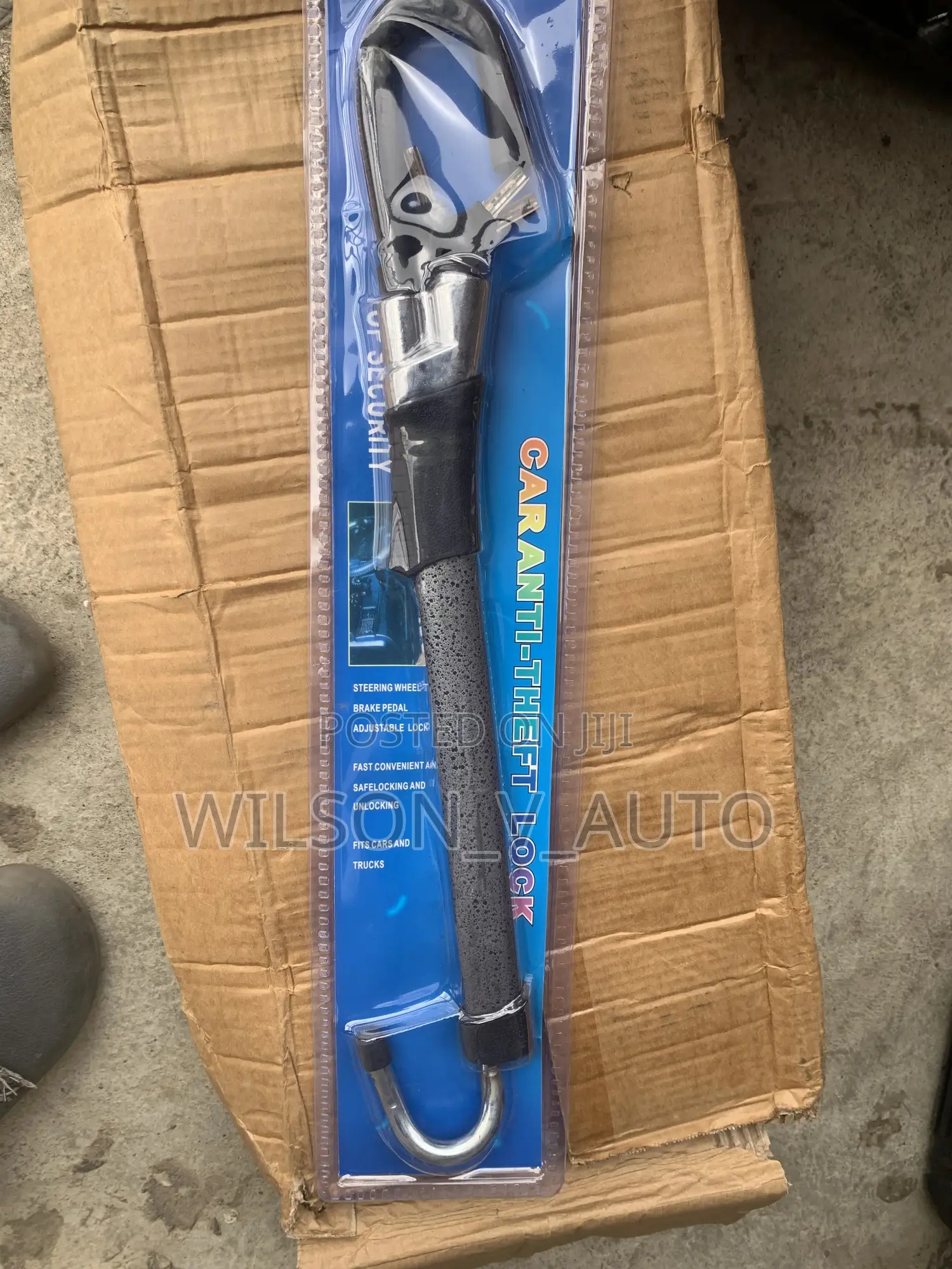 Car Anti-Theft Steering and Pedal Lock