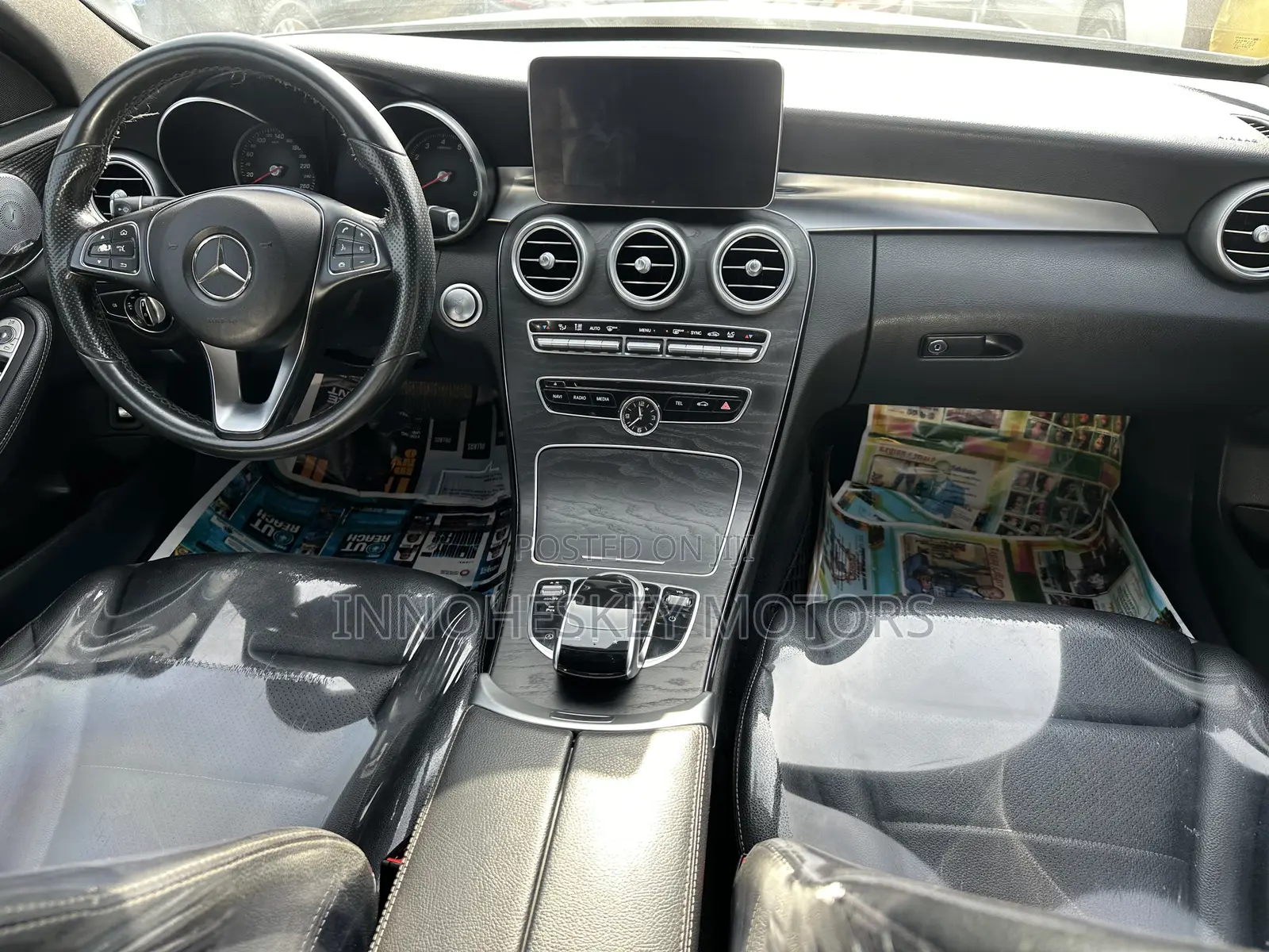 Mercedes-Benz C400 4Matic AWD Sedan (3.0L V6 7A) 2015 White