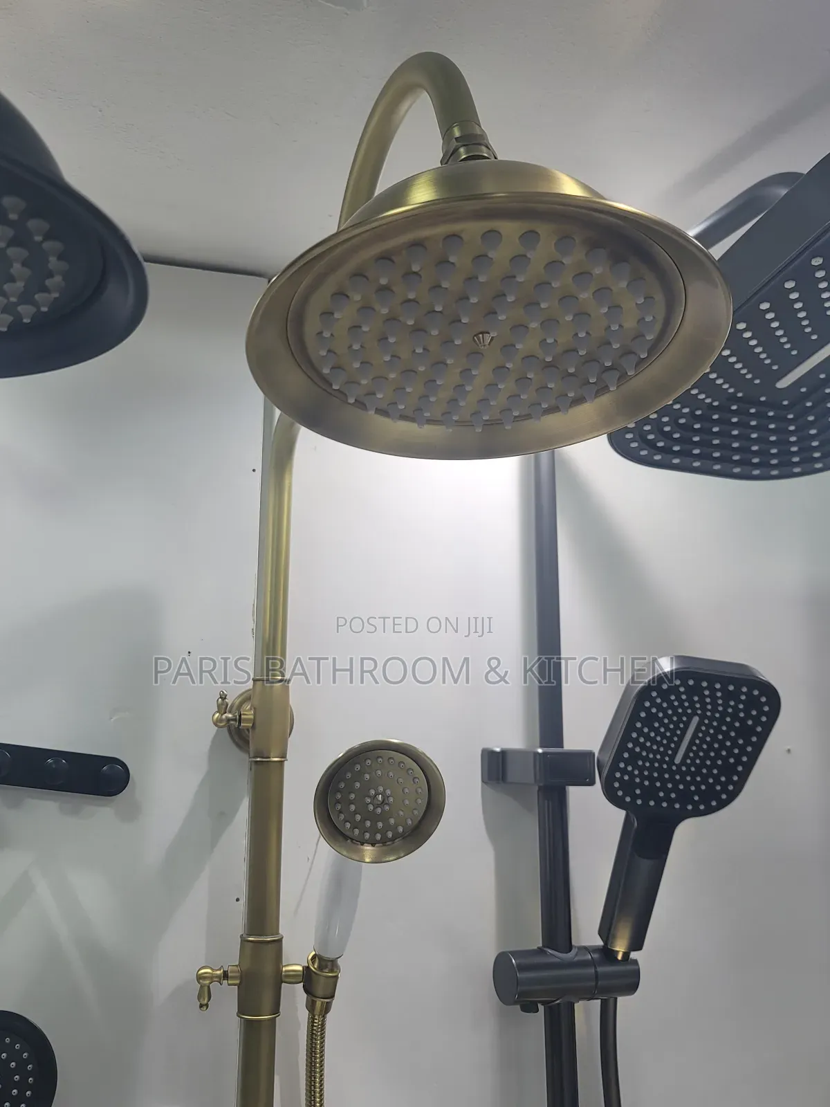 Antique Brass Luxury Rainfall Shower