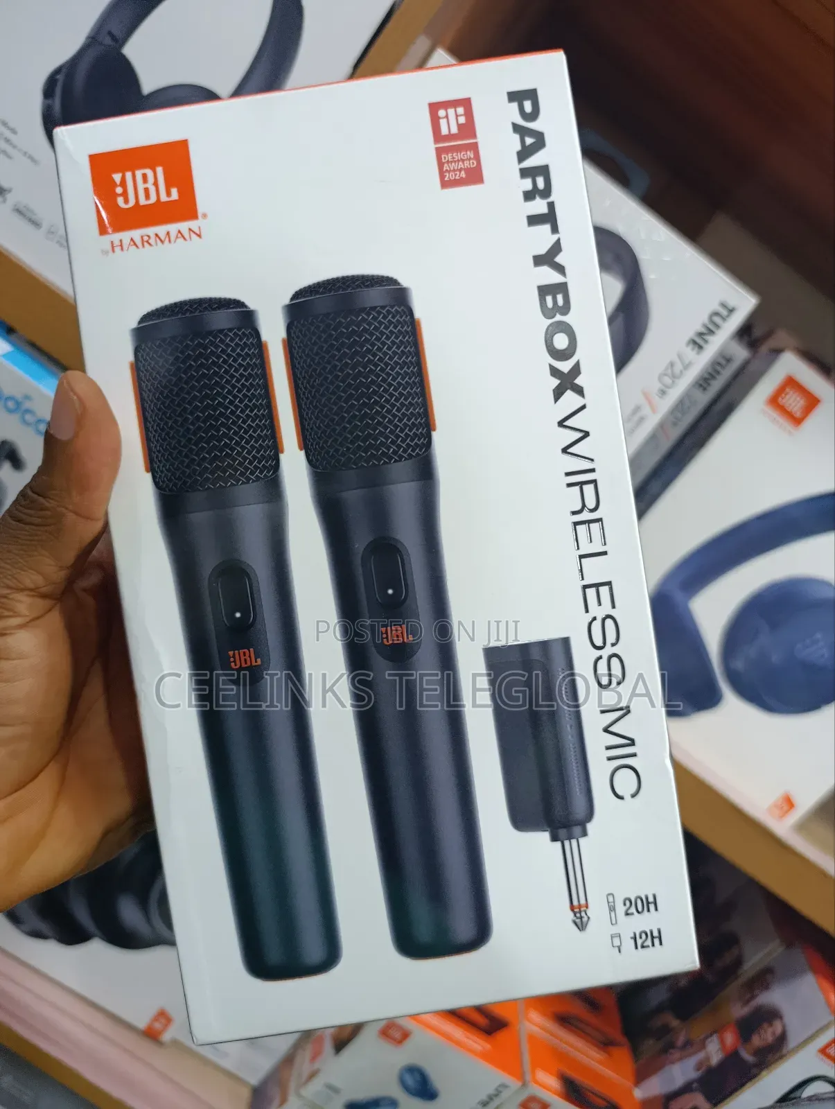 Jbl Digital Wireless Microphone For Partybox Speakers