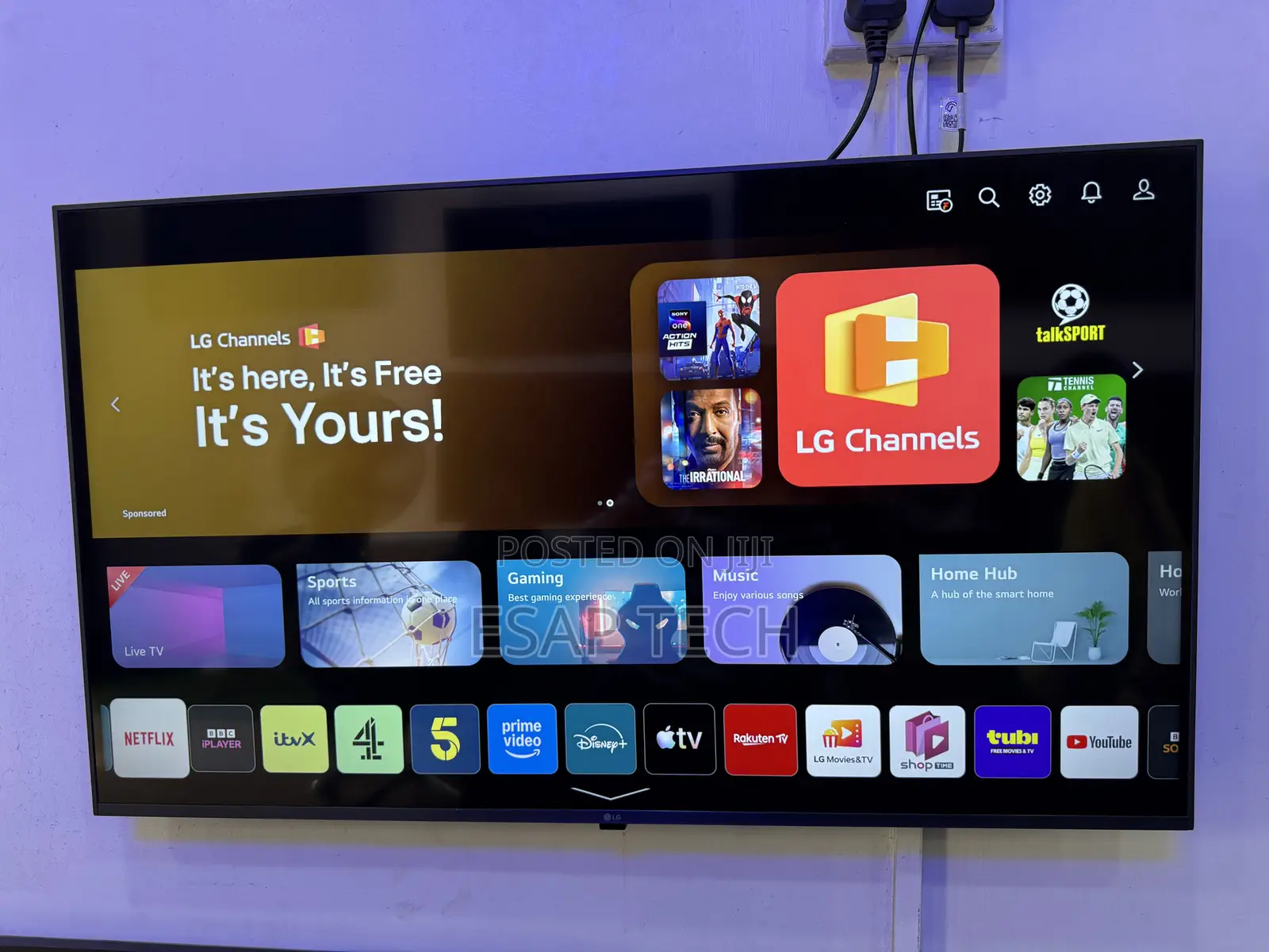 Lg Smart Tv 43” 2024 Model