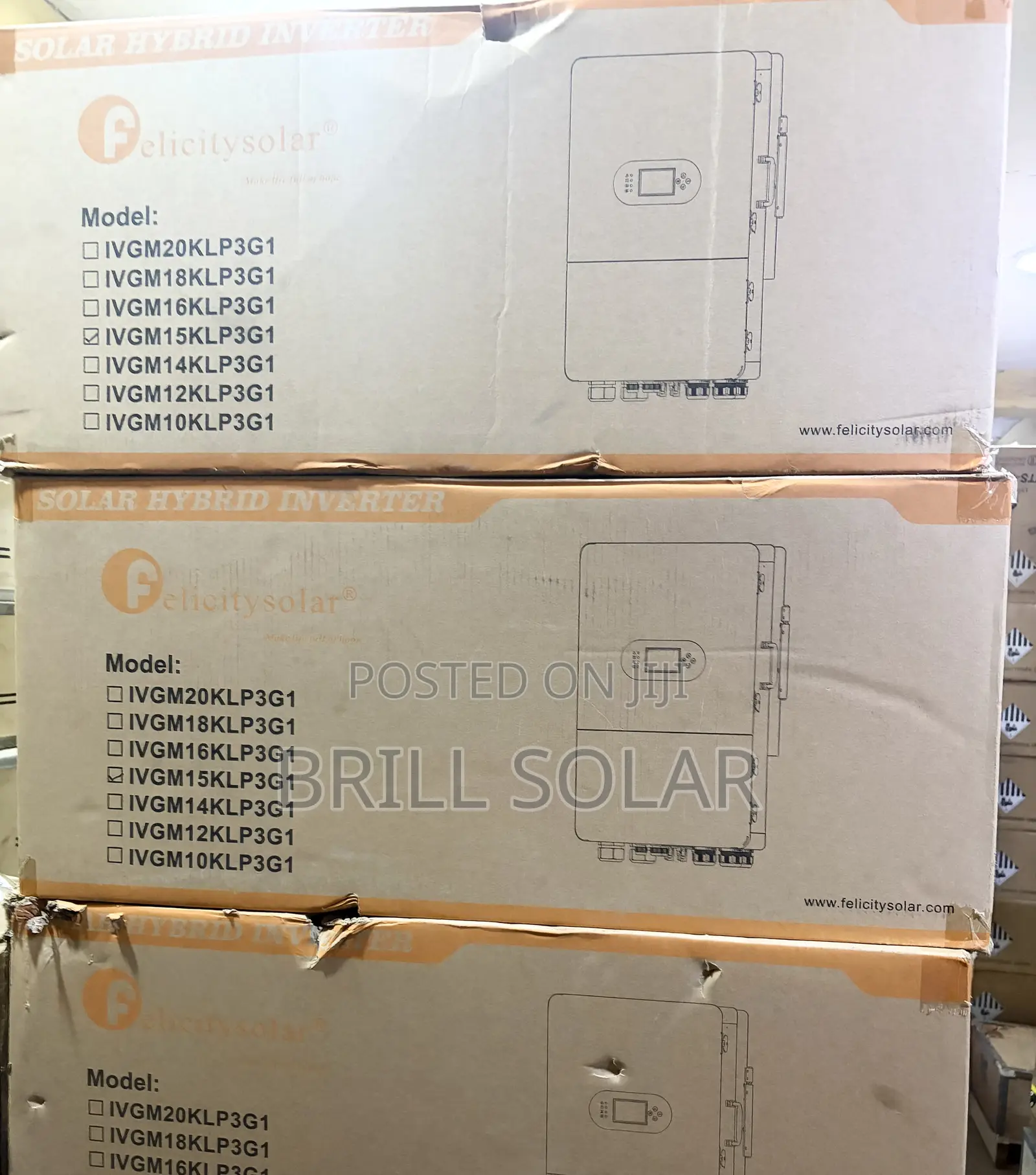 15kva-48v Felicity 3-Phase Hybrid Inverter (Ivgm)