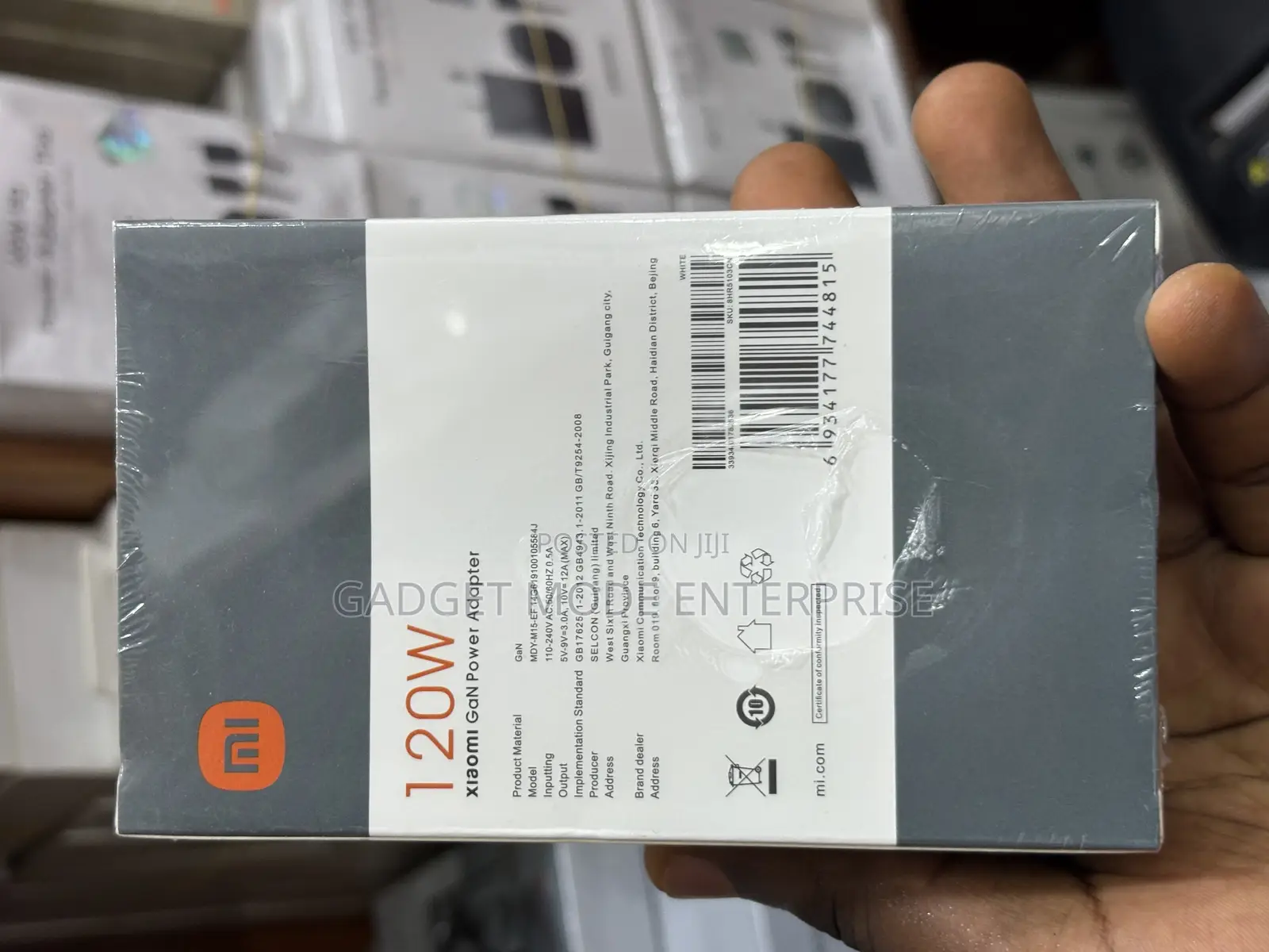 Xiaomi 120w Gan Charger With Higher Performance, Compact Power Adapter
