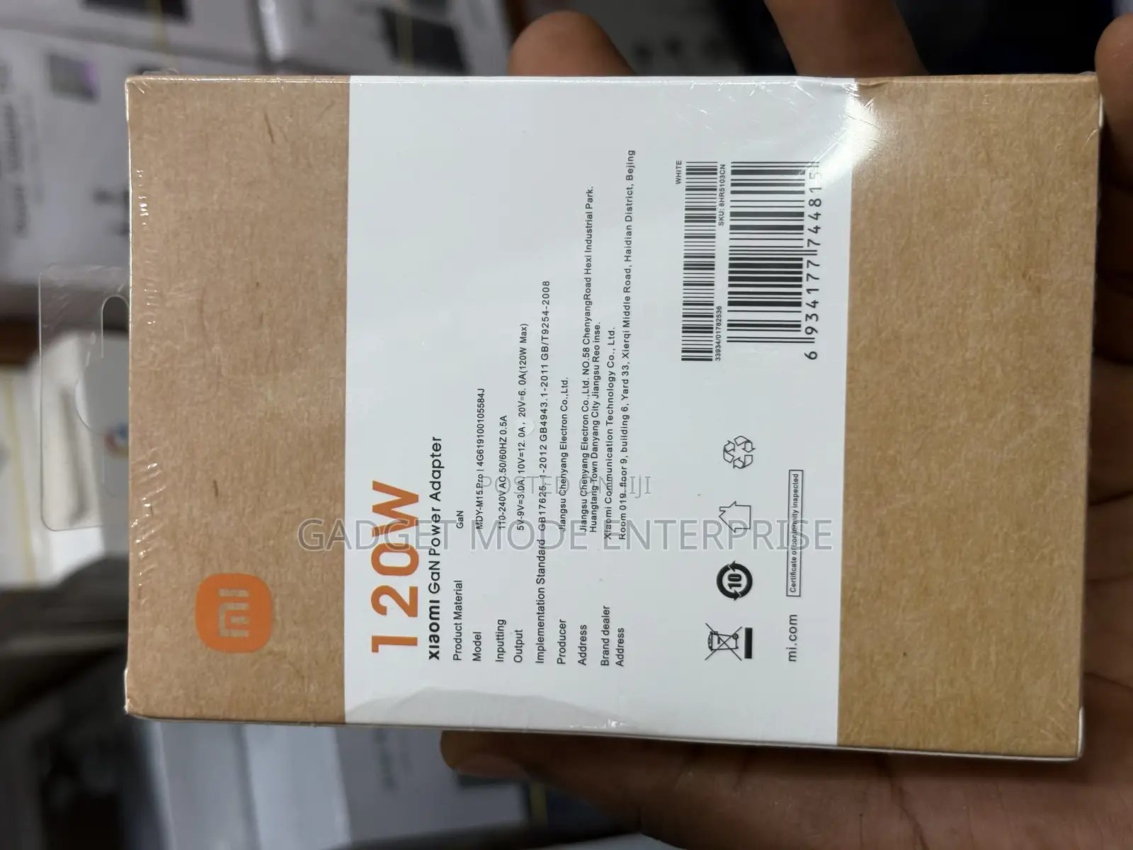 Xiaomi 120w Gan Charger With Higher Performance, Compact Power Adapter
