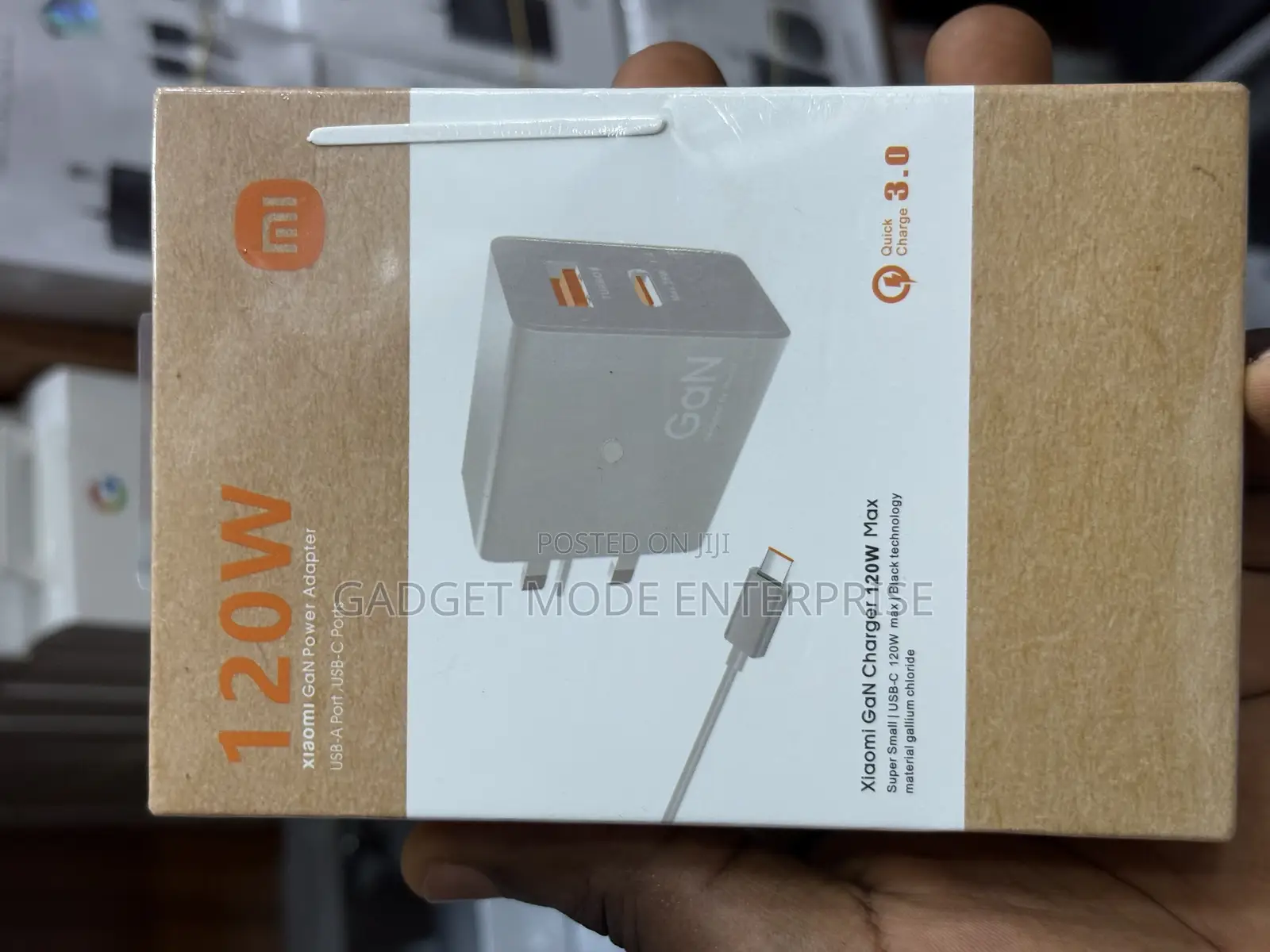 Xiaomi 120w Gan Charger With Higher Performance, Compact Power Adapter