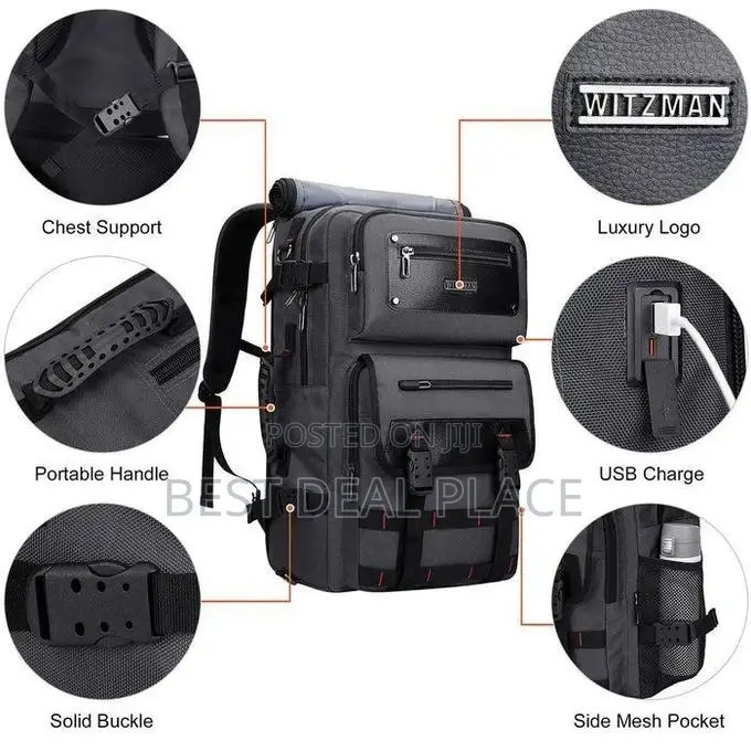 Witzman Duffel B685 Waterproof Large Travel Backpack Original From Uk