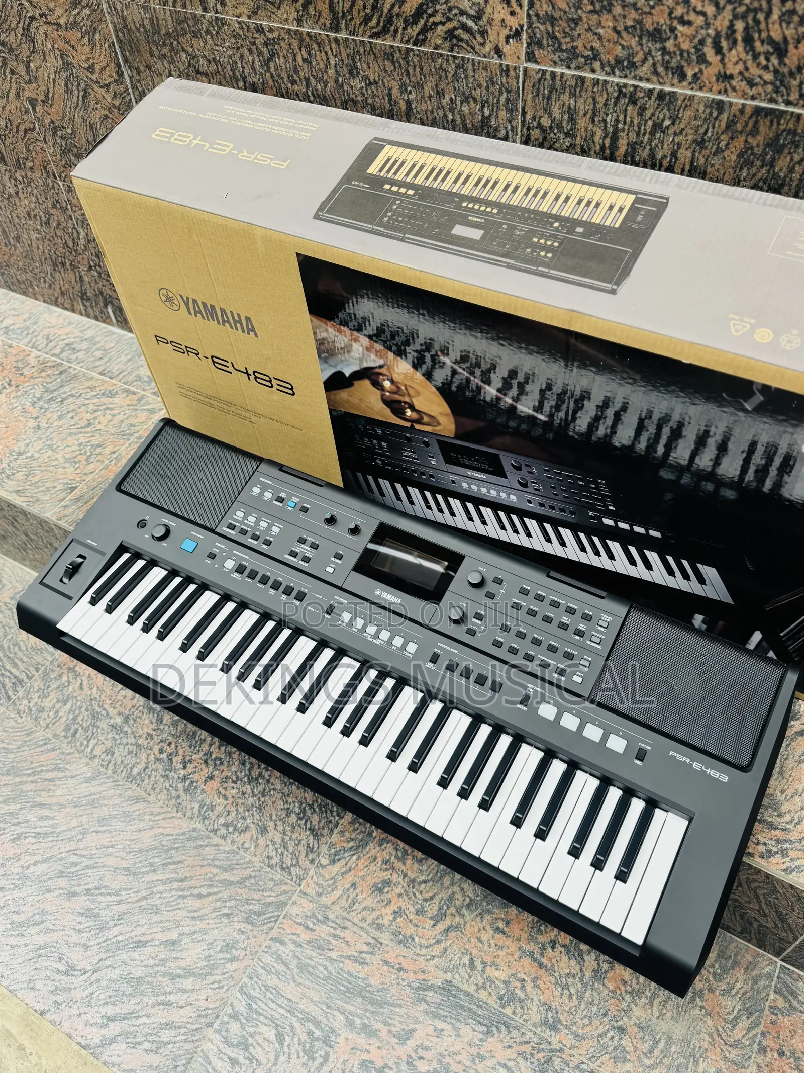 Yamaha PSR-E483 Portable Keyboard 61 Keys