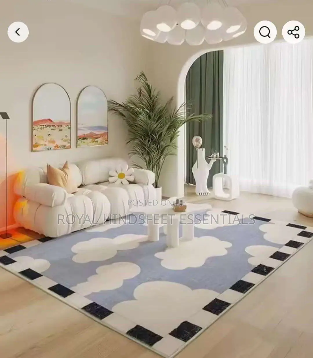 Fluffy Center Rugs