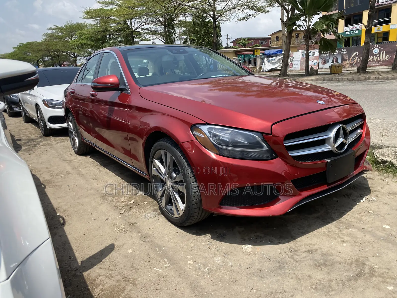 Mercedes-Benz C300 Luxury 4Matic Sedan AWD (2.0L 4cyl 7A) 2016 Red