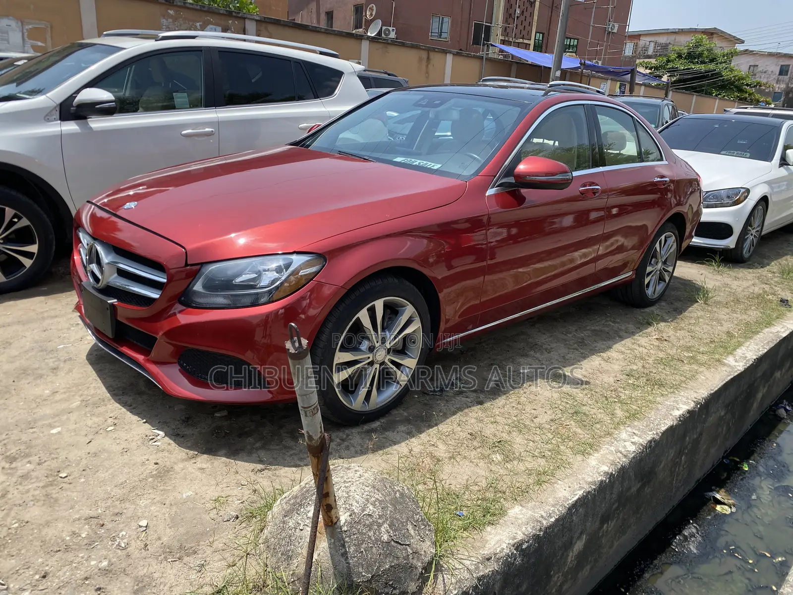 Mercedes-Benz C300 Luxury 4Matic Sedan AWD (2.0L 4cyl 7A) 2016 Red