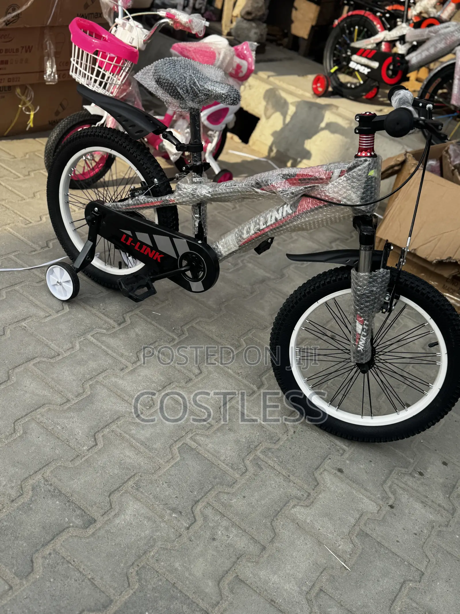 Sport Bicycle With Training Wheels