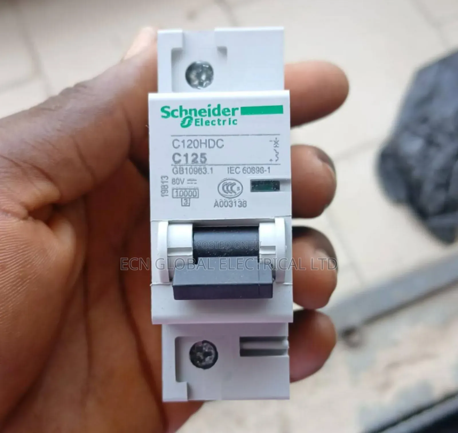 Schneider Electric C120hdc Miniature Circuit Breaker (Mcb)