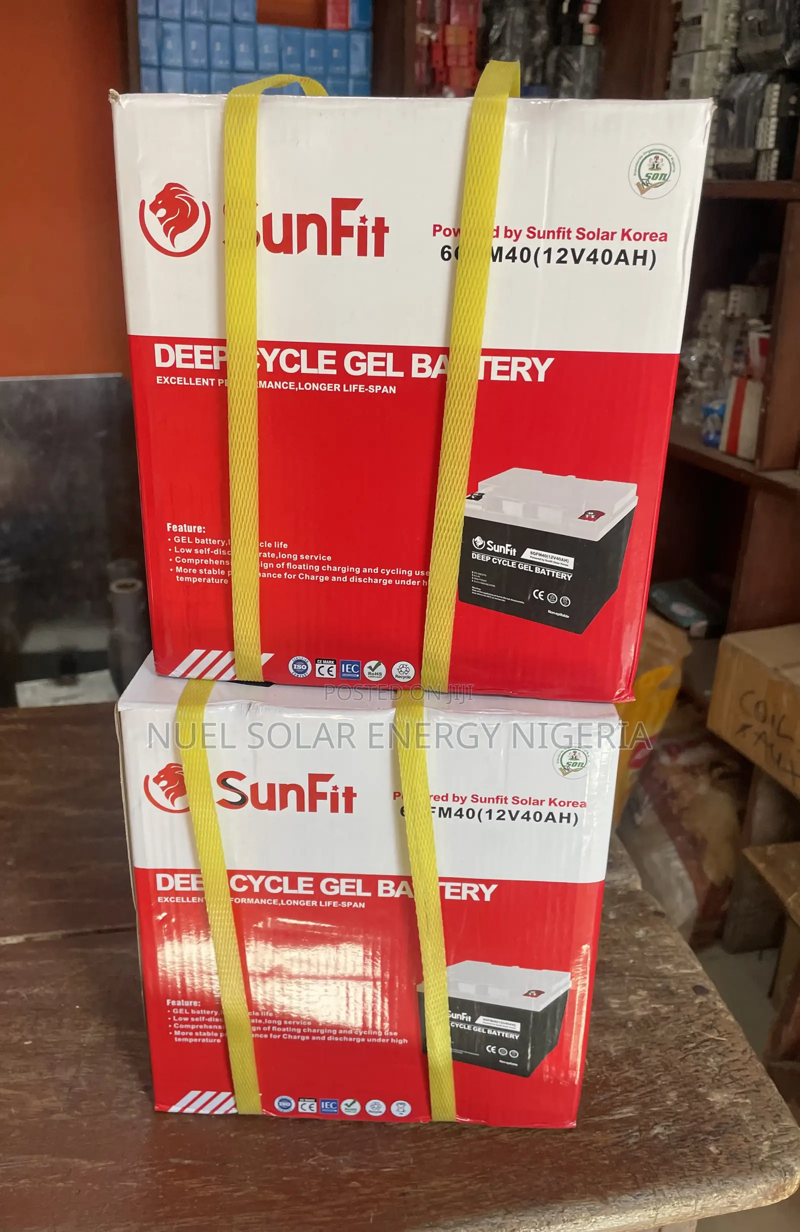 400ah Sunfit Deep Cycle Gel Battery 12v