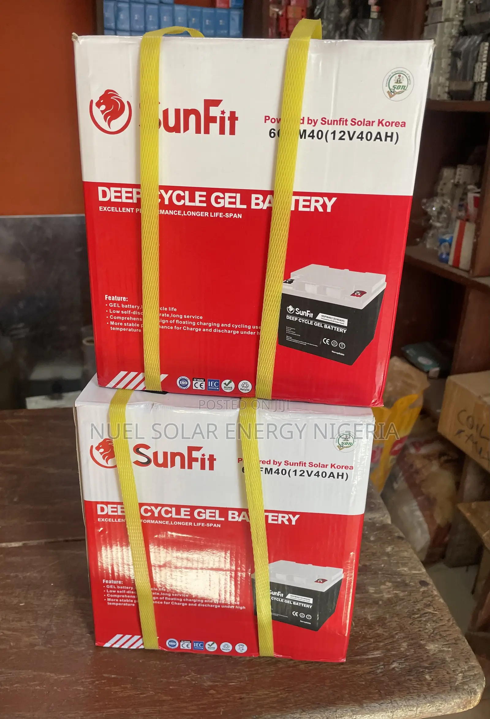 400ah Sunfit Deep Cycle Gel Battery 12v