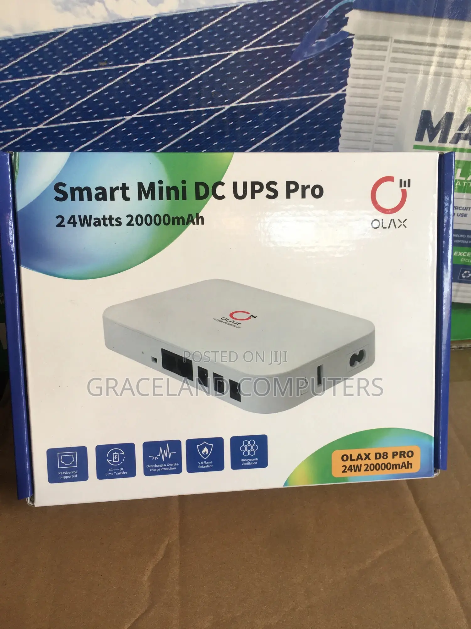 Olax 20,000mah Smart Dc Ups Pro (Router Powerbank)