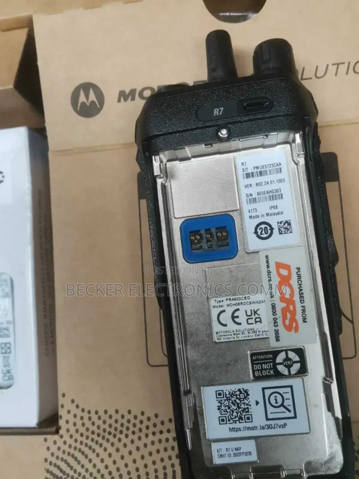 R7 Motorola Handheld Mototrbo Radio