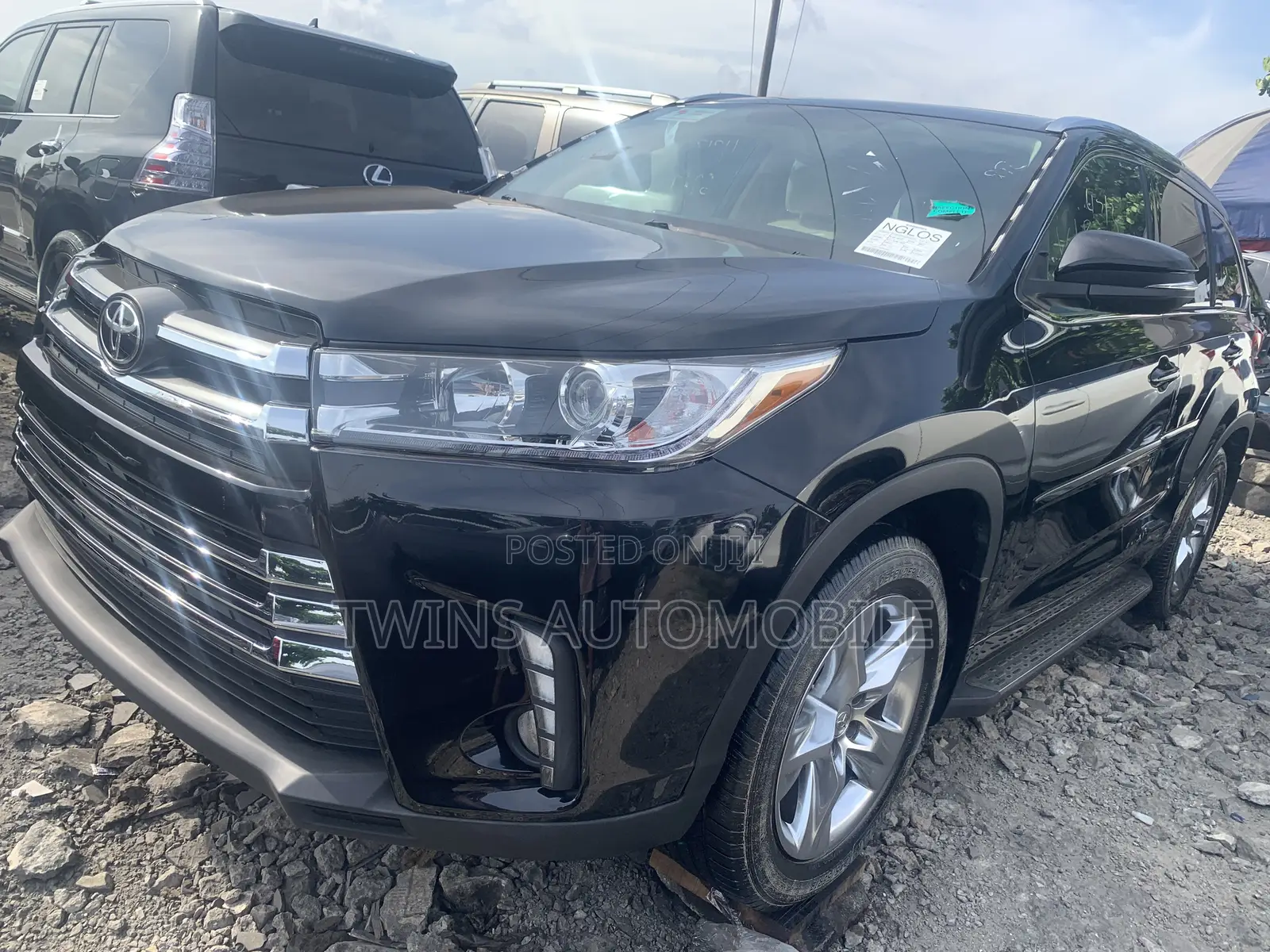 Toyota Highlander Limited 4dr SUV AWD (3.5L 6cyl 6A) 2015 Black