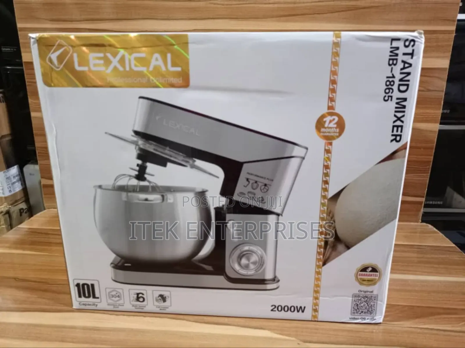 Lexical LMB-1865 Professional Stand Mixer (10l)