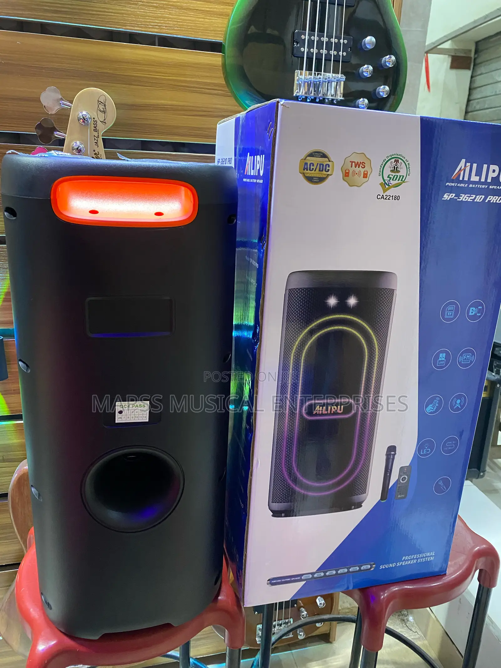 Ailipu Sp-3621d Pro Professional Sound Speaker System