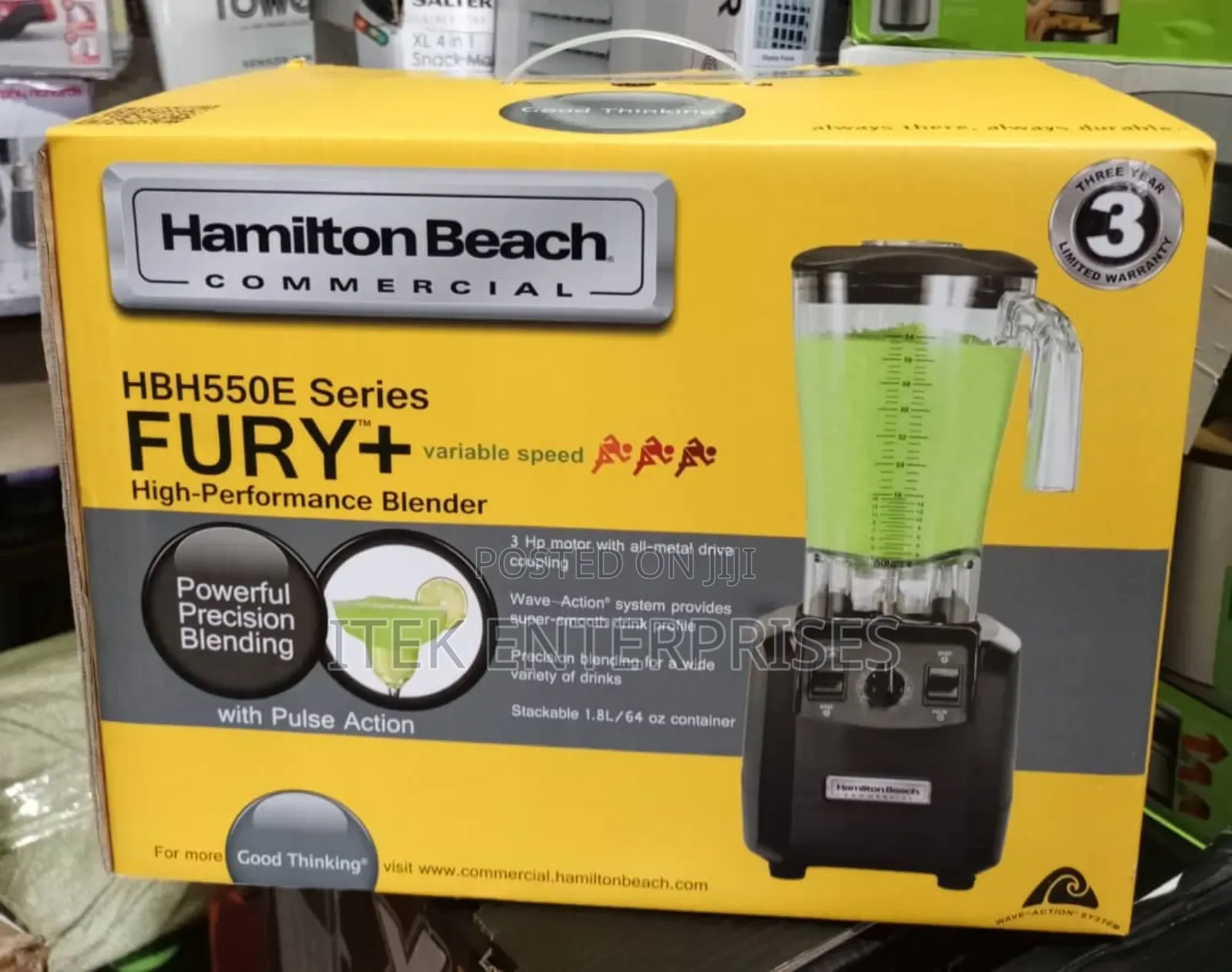 Hamilton Beach Commercial Furytm+ High-Performance Blender