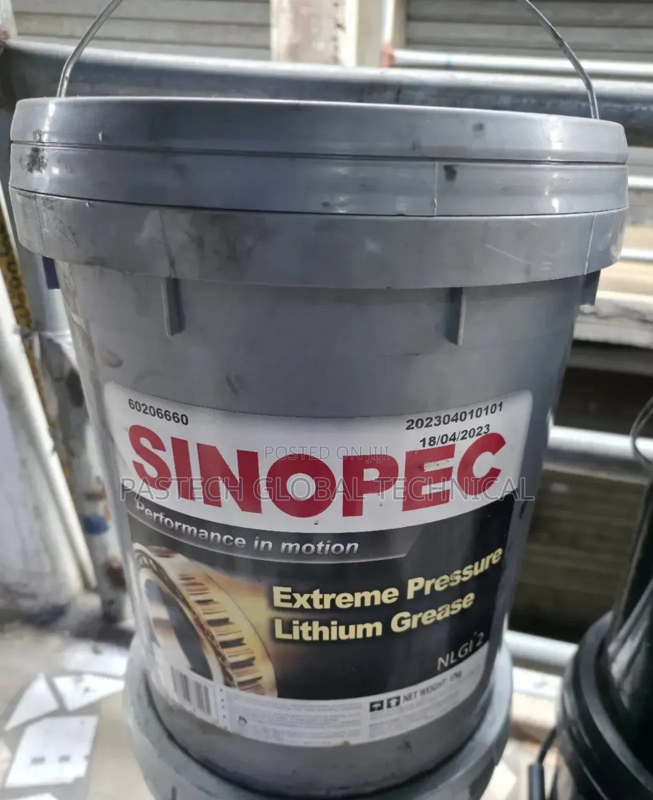 18kg Pail Sinopec Extreme Pressure Lithium Grease.