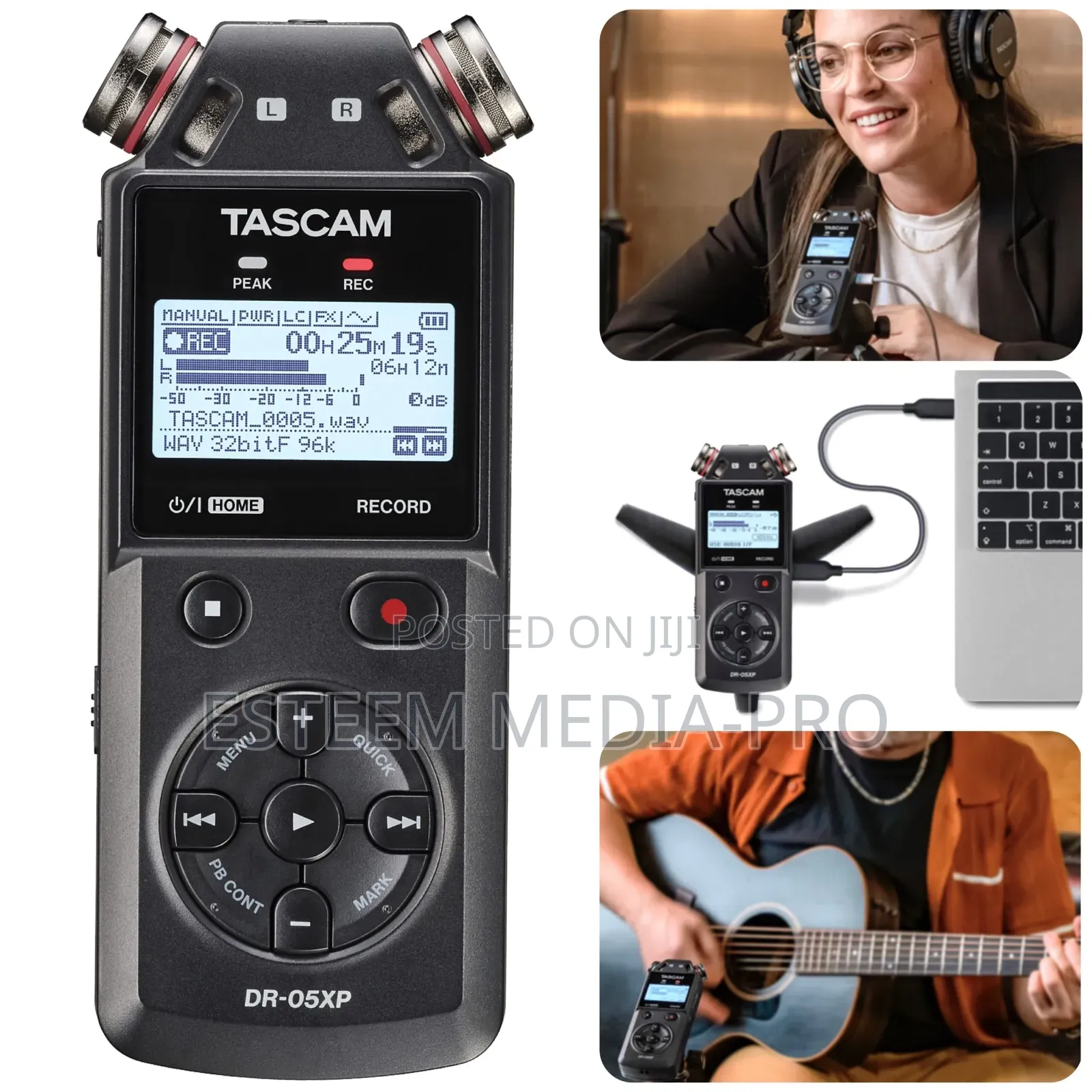 Tascam Dr-05xp Is a Portable Handheld