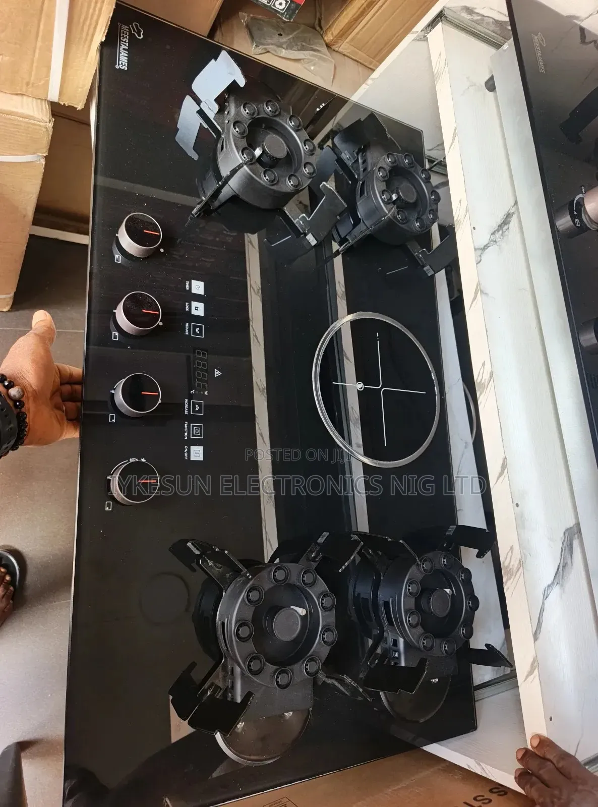 Original Meesajames 90cm Built-in Premium Quality 4+1 Flips Up Gas Hob