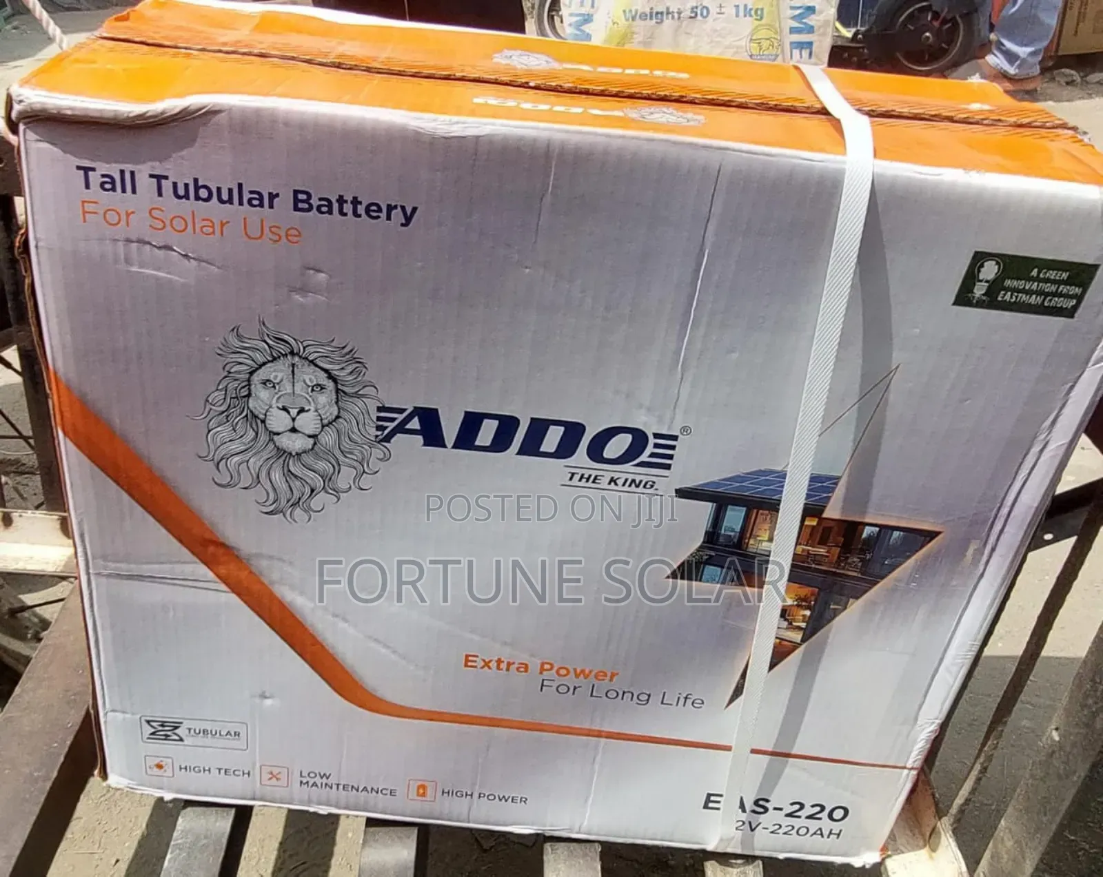 Ado Battery 220ahms Tubular With 18 Months Warranty