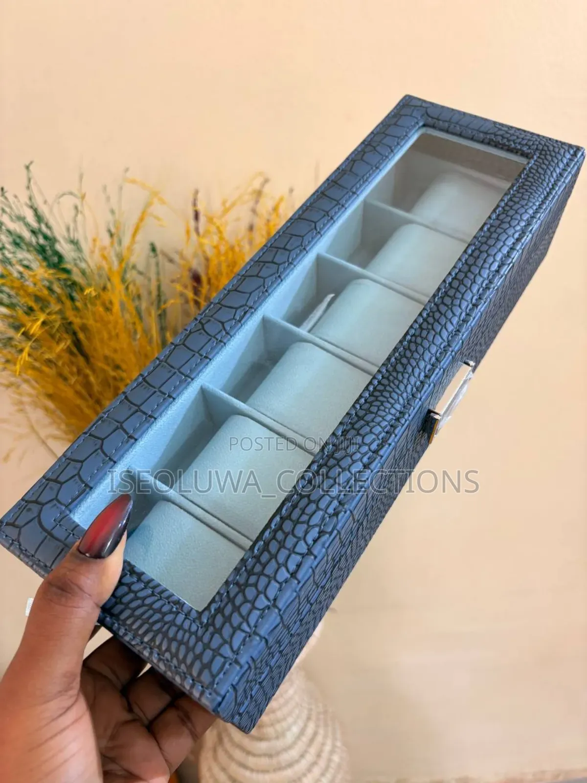 Luxury Watch Organiser Box Premium 6-slot Watch Case